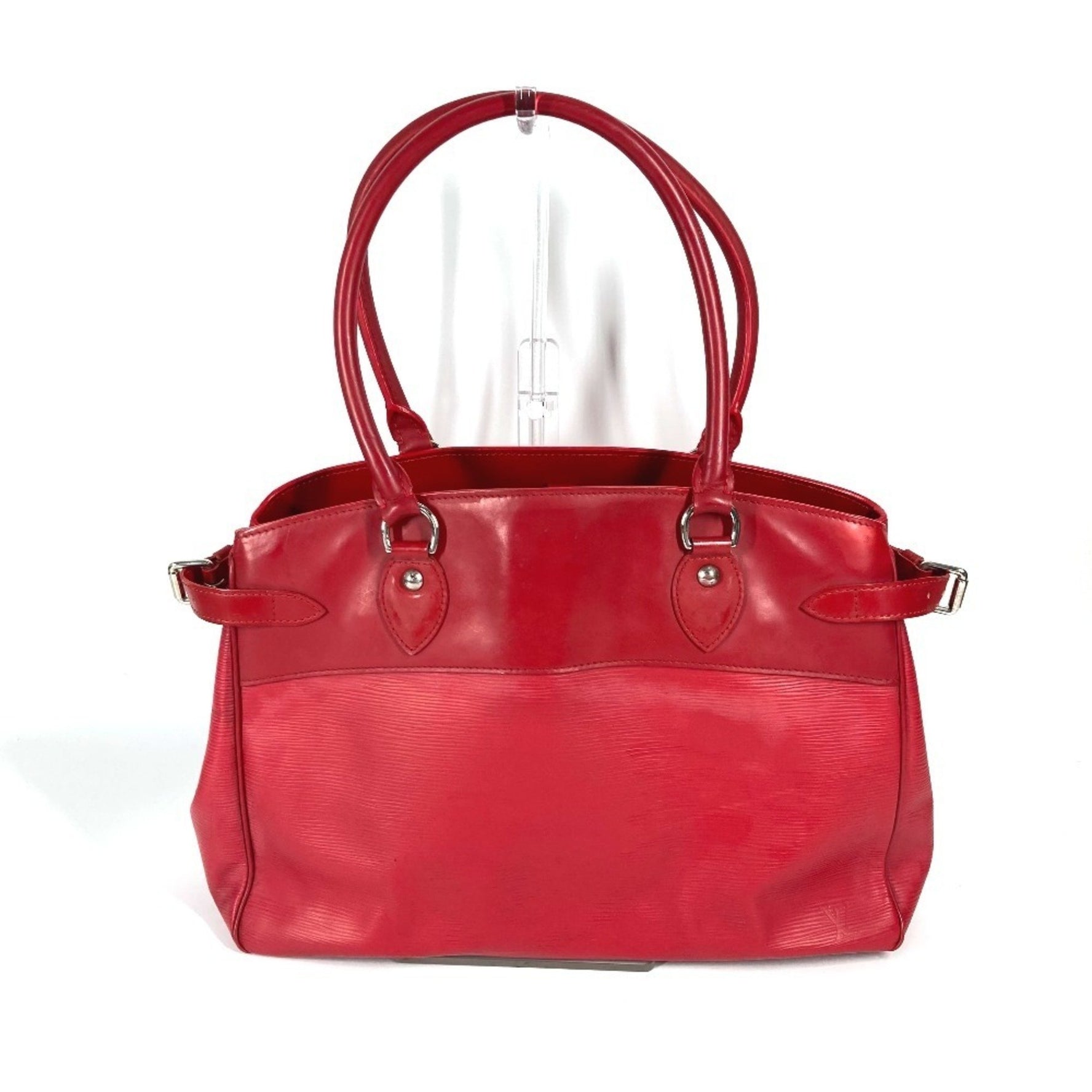 Louis Vuitton Epi Passy PM Tote Bag Shoulder Handbag Leather Red