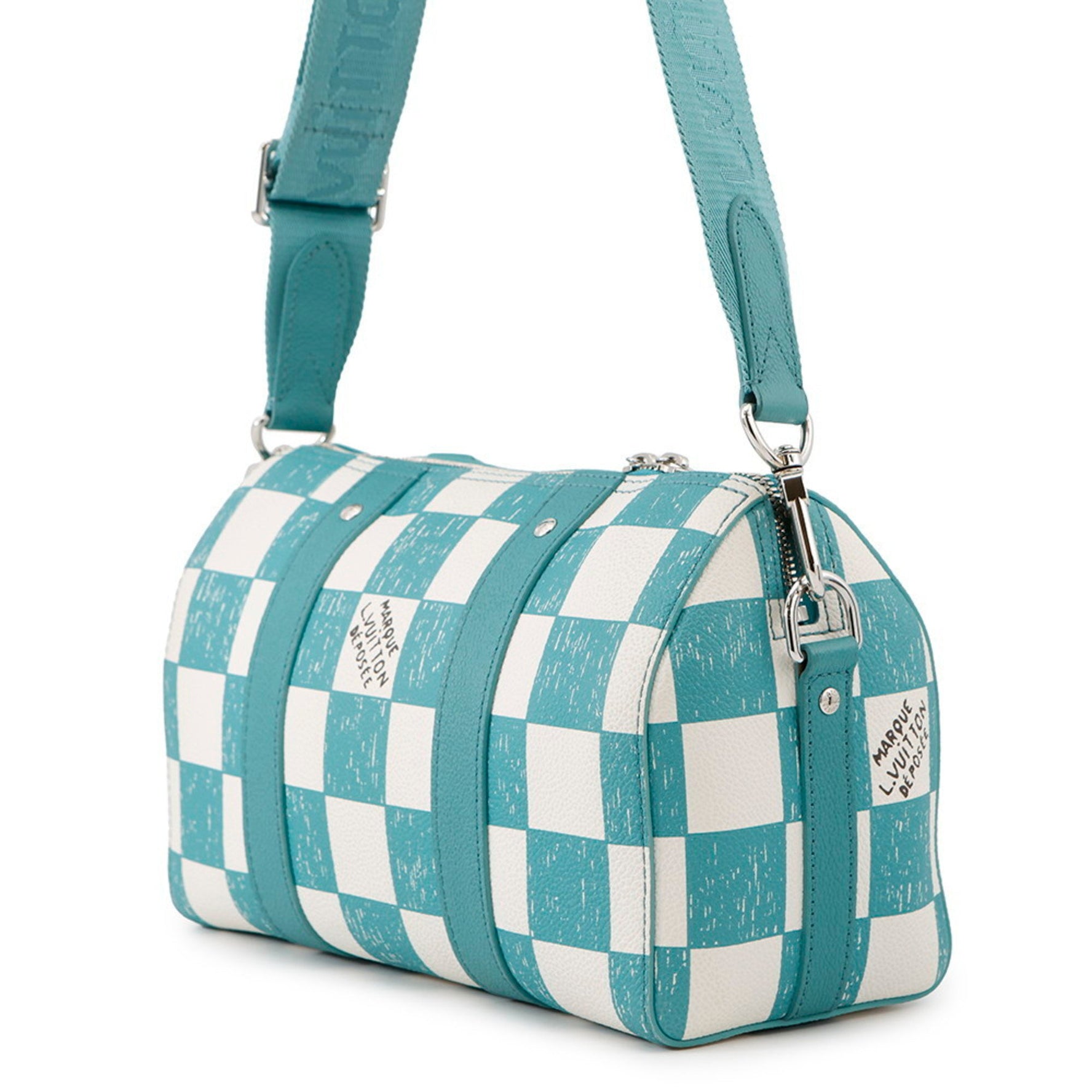 Louis Vuitton Damier Checkerboard City Keepall Shoulder Bag part of the 2021 Capsule Collection
