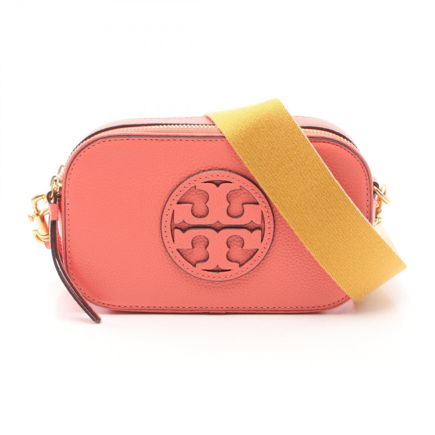Tory Burch MILLER Crossbody Shoulder Bag Leather Women's Pink