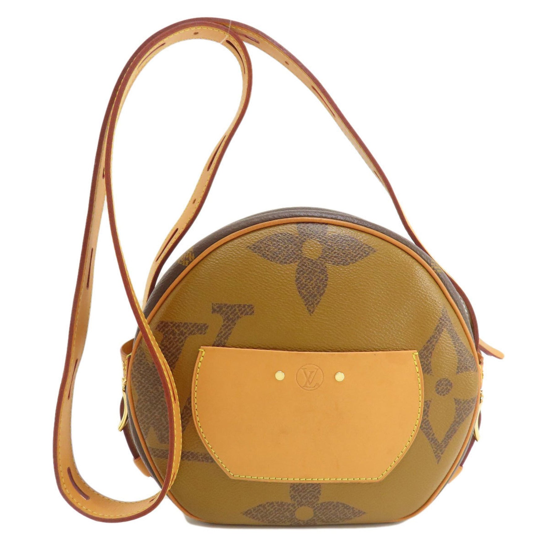 Louis Vuitton Boite Chapeau Souple Giant Monogram Reverse Shoulder Bag Canvas
