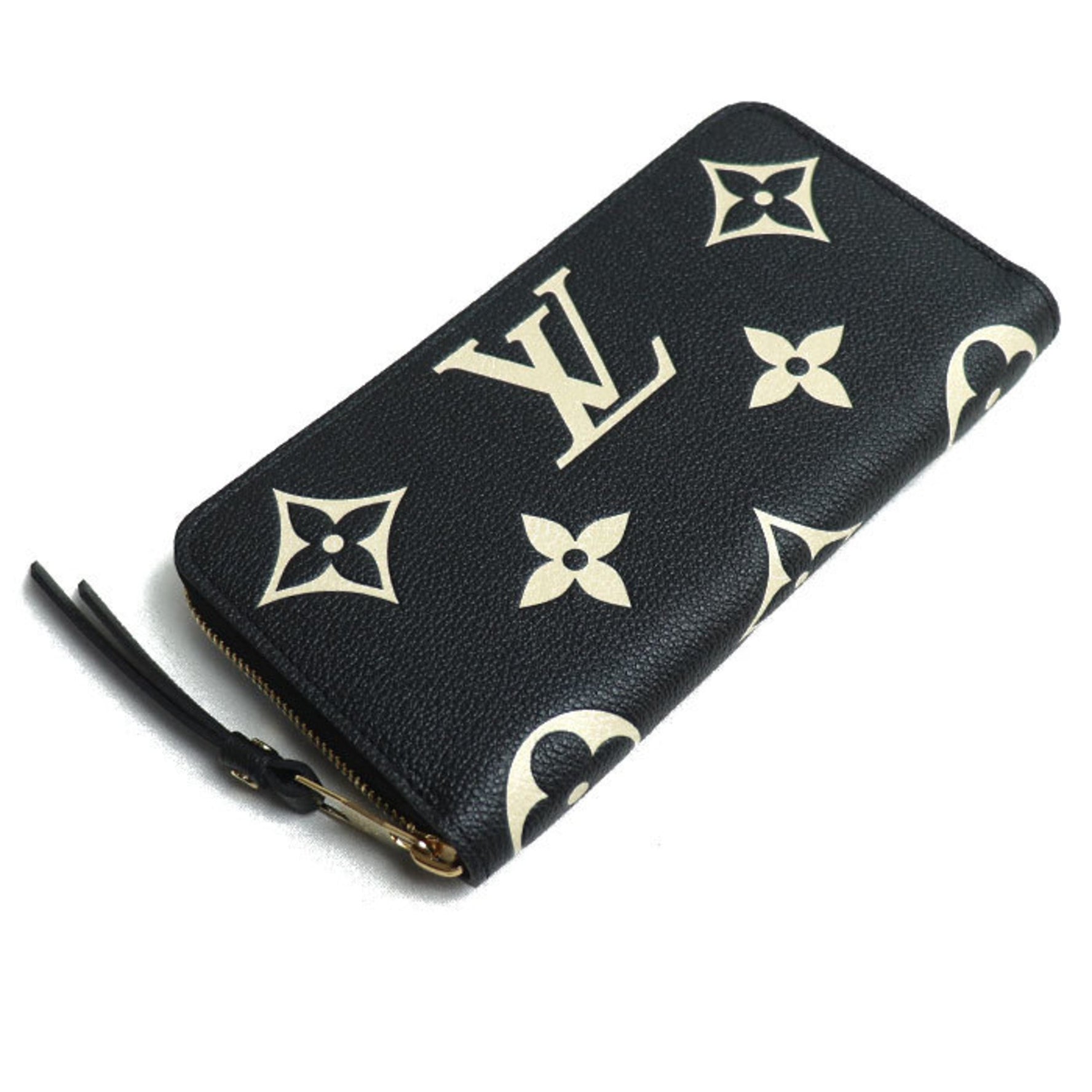 LOUIS VUITTON Zippy Wallet, Round, Two-Tone Empreinte
