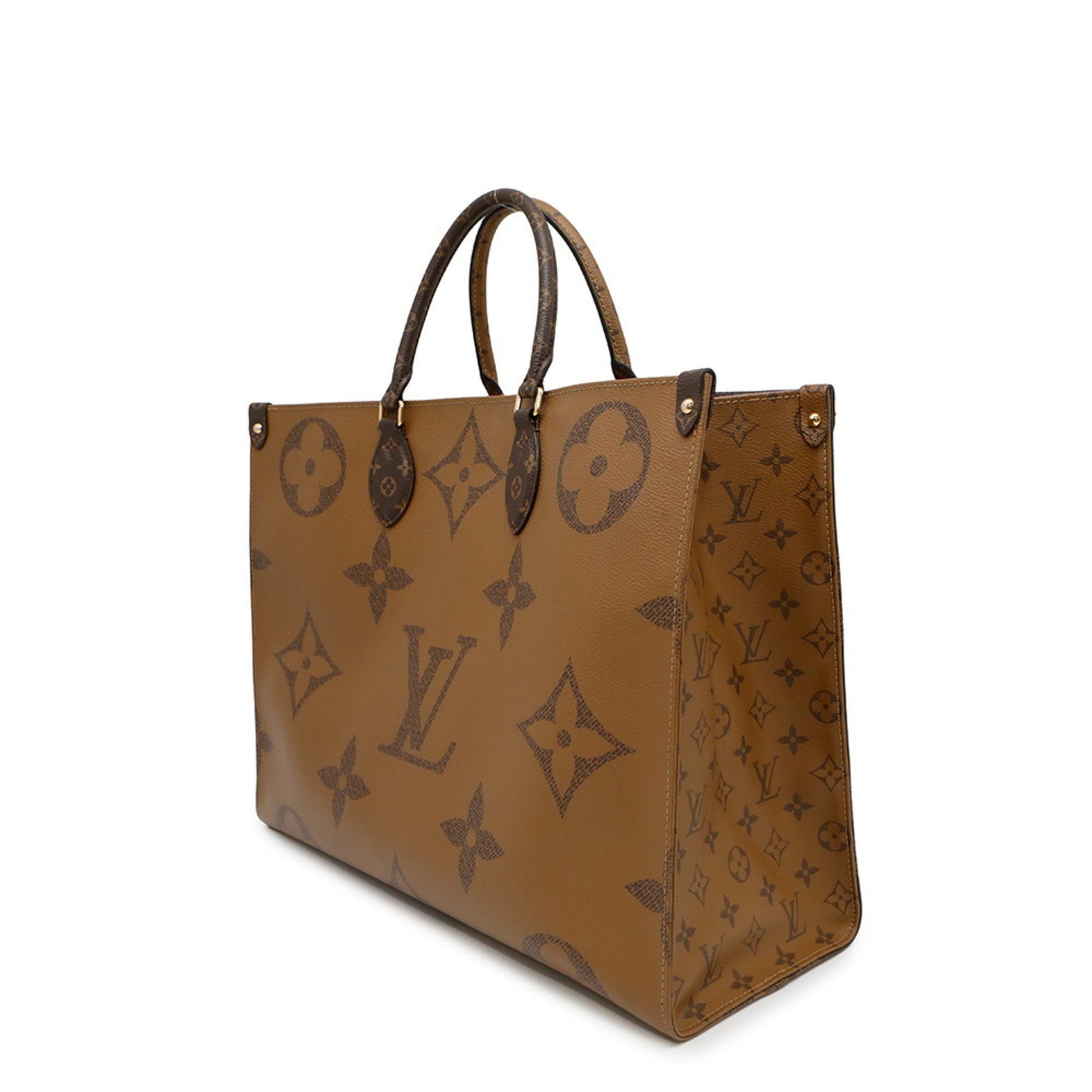 Louis Vuitton Tote Bag Monogram Reverse Giant On-the-Go GM Shoulder