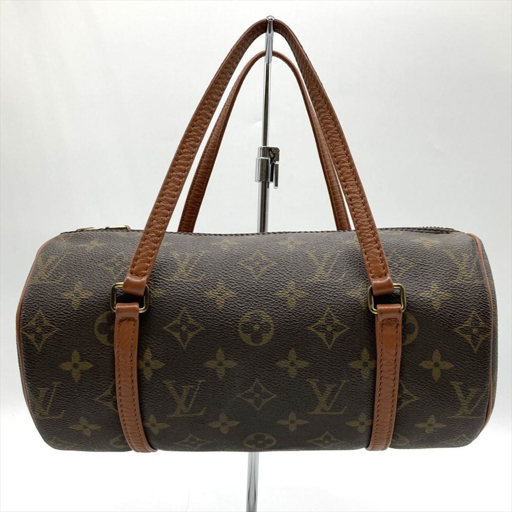 Louis Vuitton Papillon 26 Monogram Canvas Handbag, Stamp