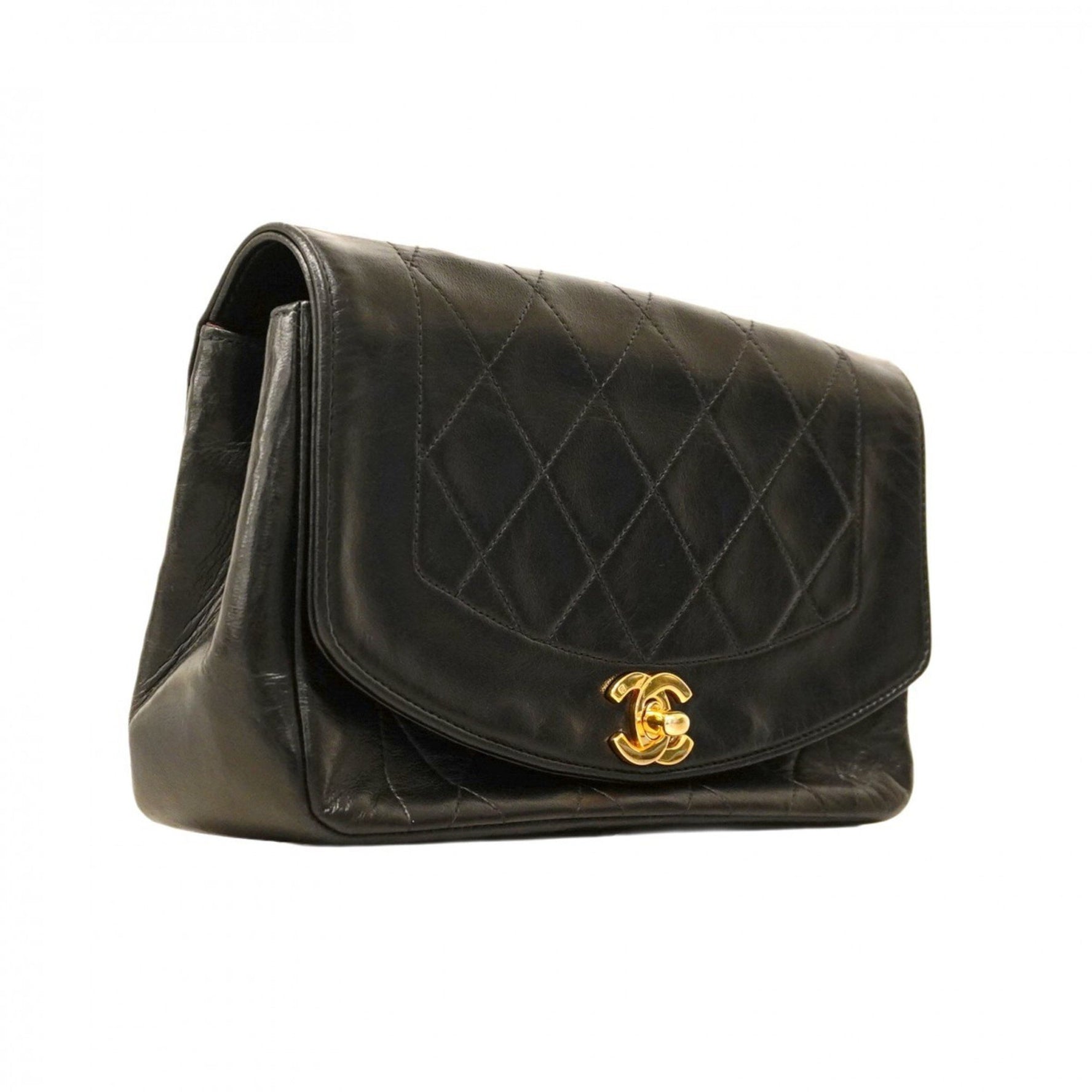 Chanel Diana Shoulder Bag with Chain Bag, Lambskin
