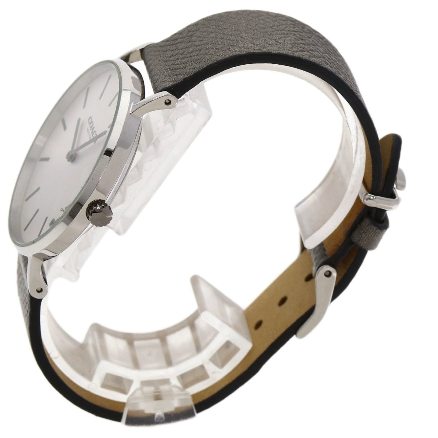 Coach Stainless Steel/Leather Watch