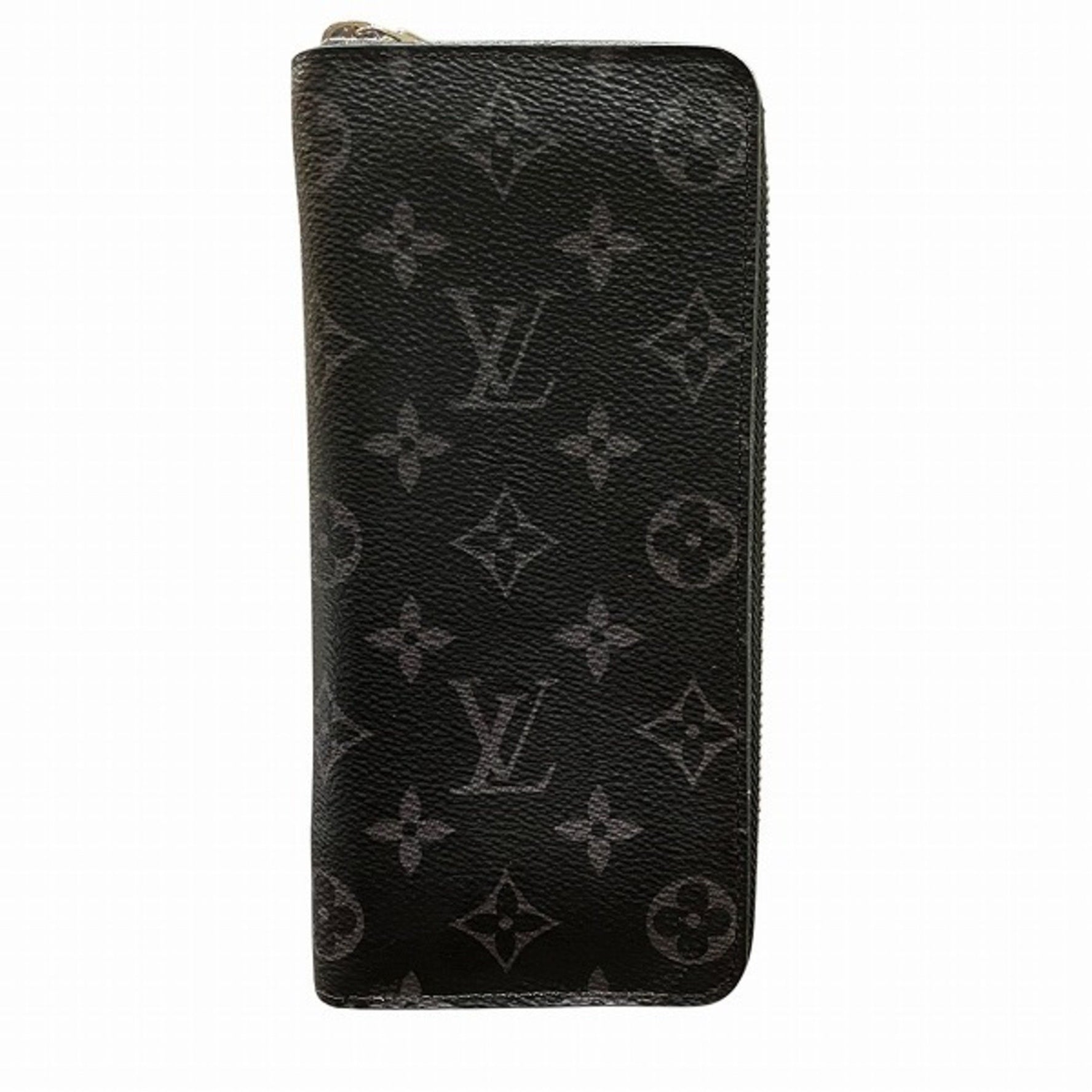 Louis Vuitton Monogram Eclipse Zippy Wallet Vertical Men's Long
