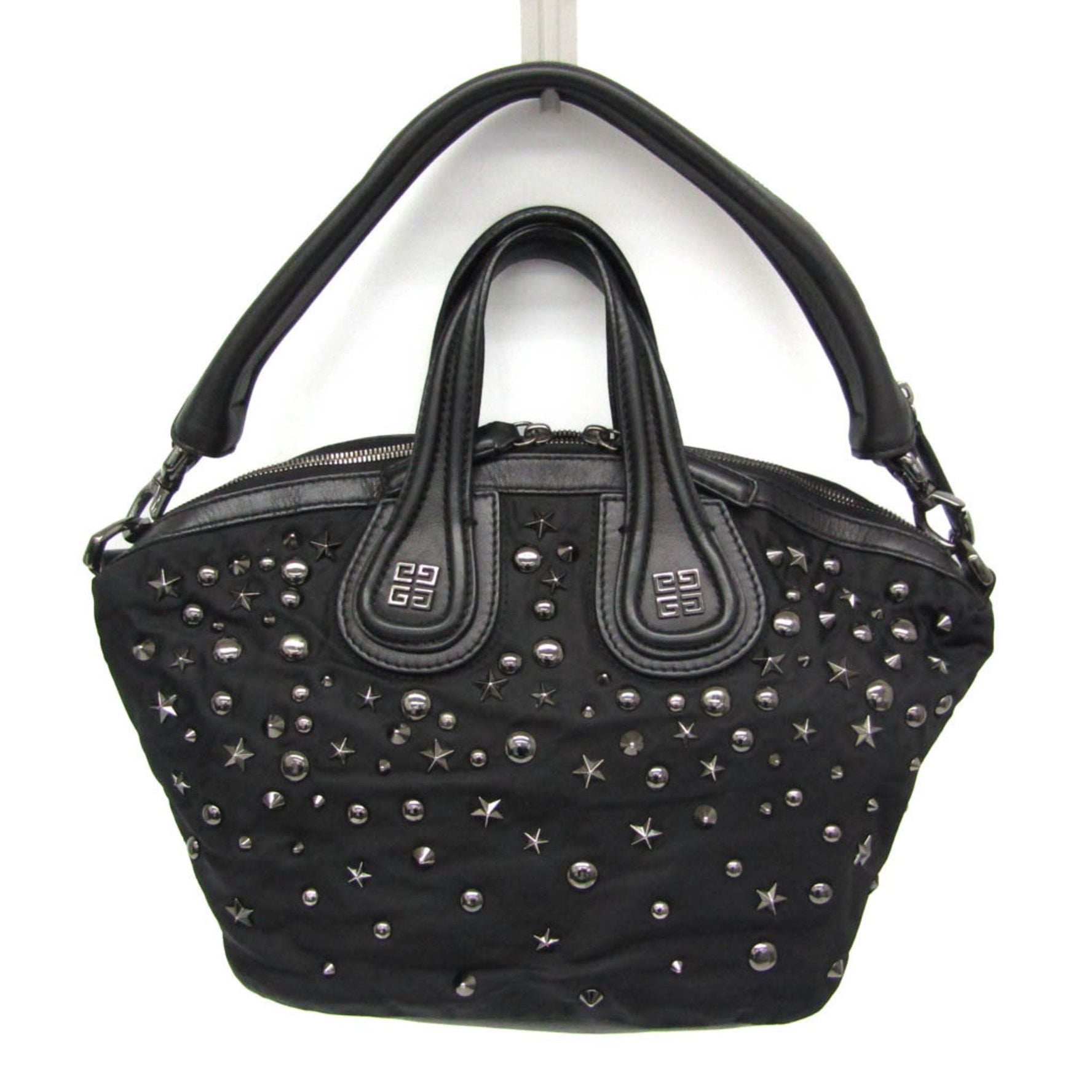 Givenchy Nightingale Small Star Studs Polyester Handbag,Shoulder Bag