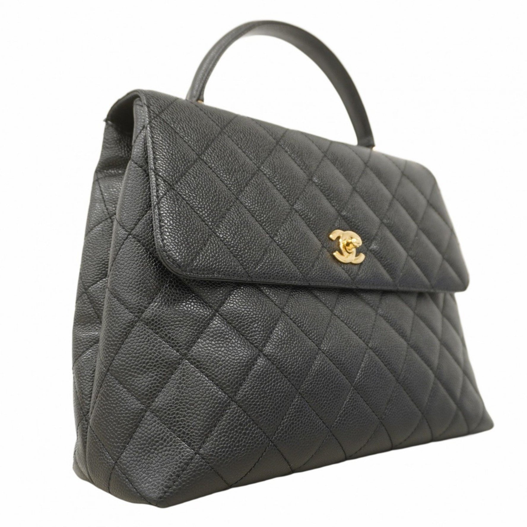 Chanel Matelasse Caviar Leather Handbag