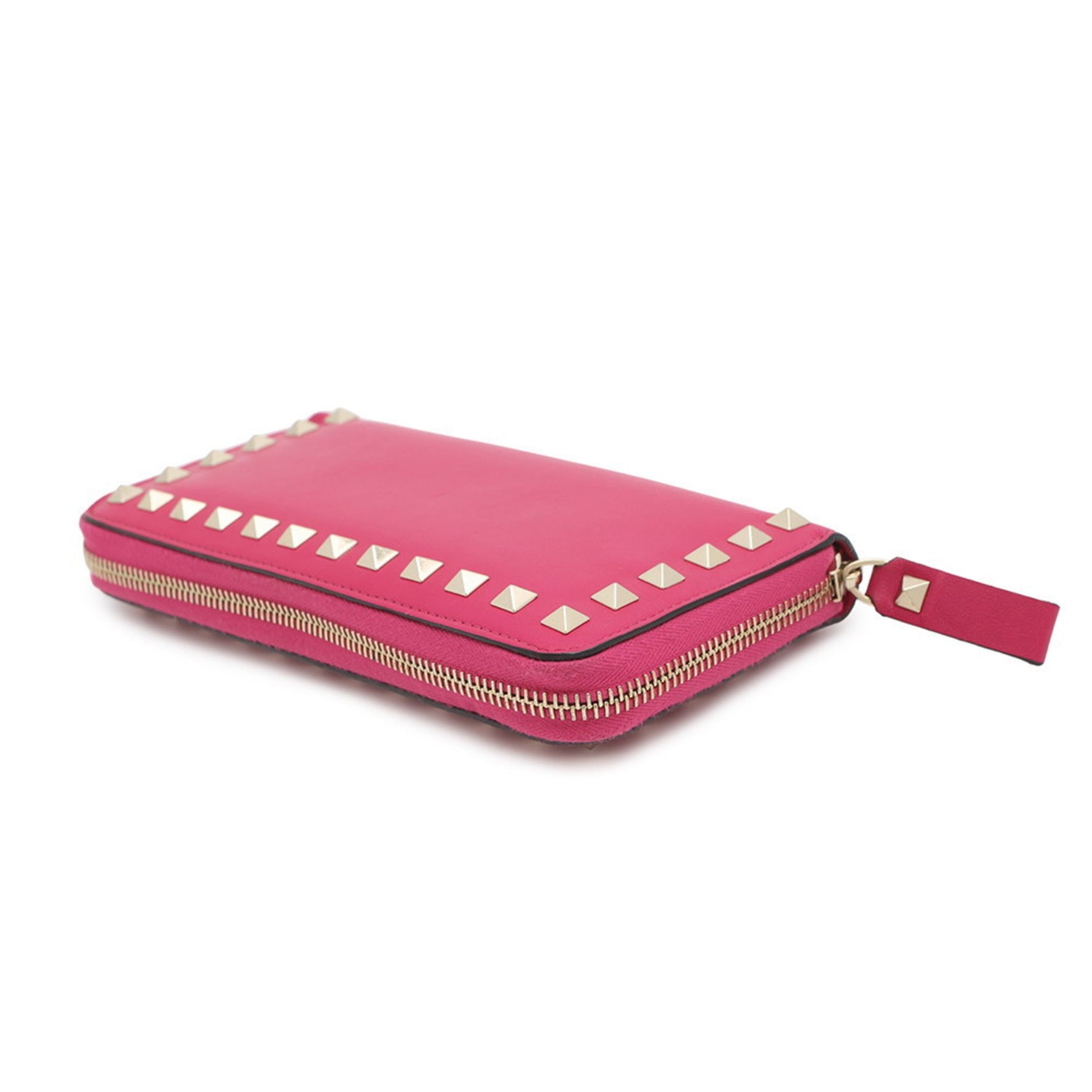 Valentino Garavani Long Wallet Studs Round Zip VALENTINO