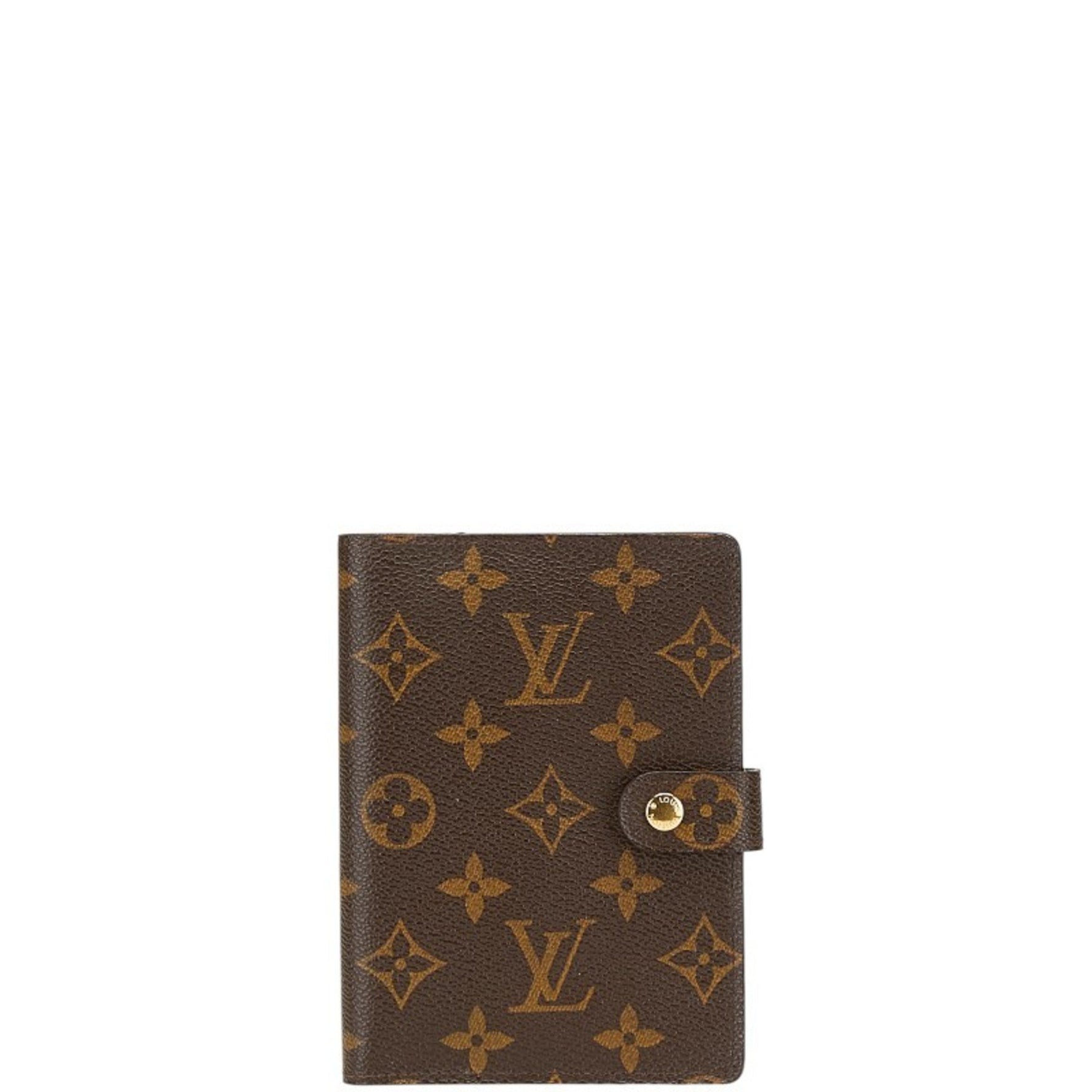 Louis Vuitton Monogram Agenda PM Notebook Cover PVC Leather