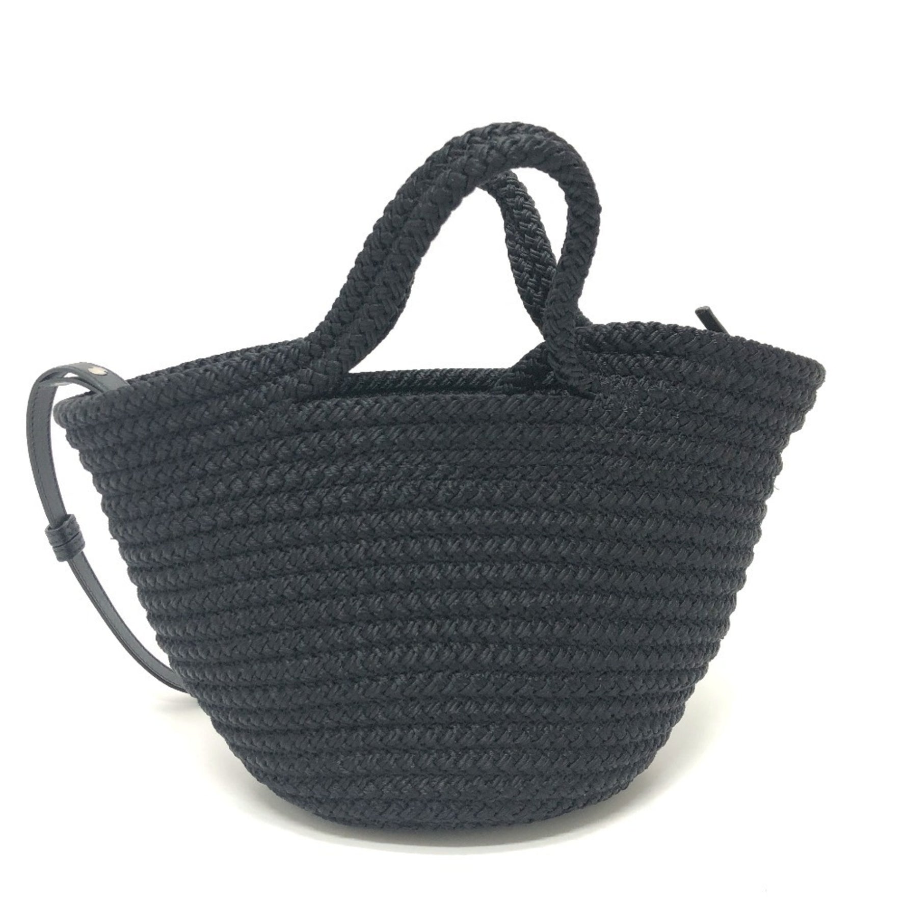 BALENCIAGA Shoulder Bag, Crossbody Ibiza Small Basket 2WAY Nylon, Lambskin, Women's, Black