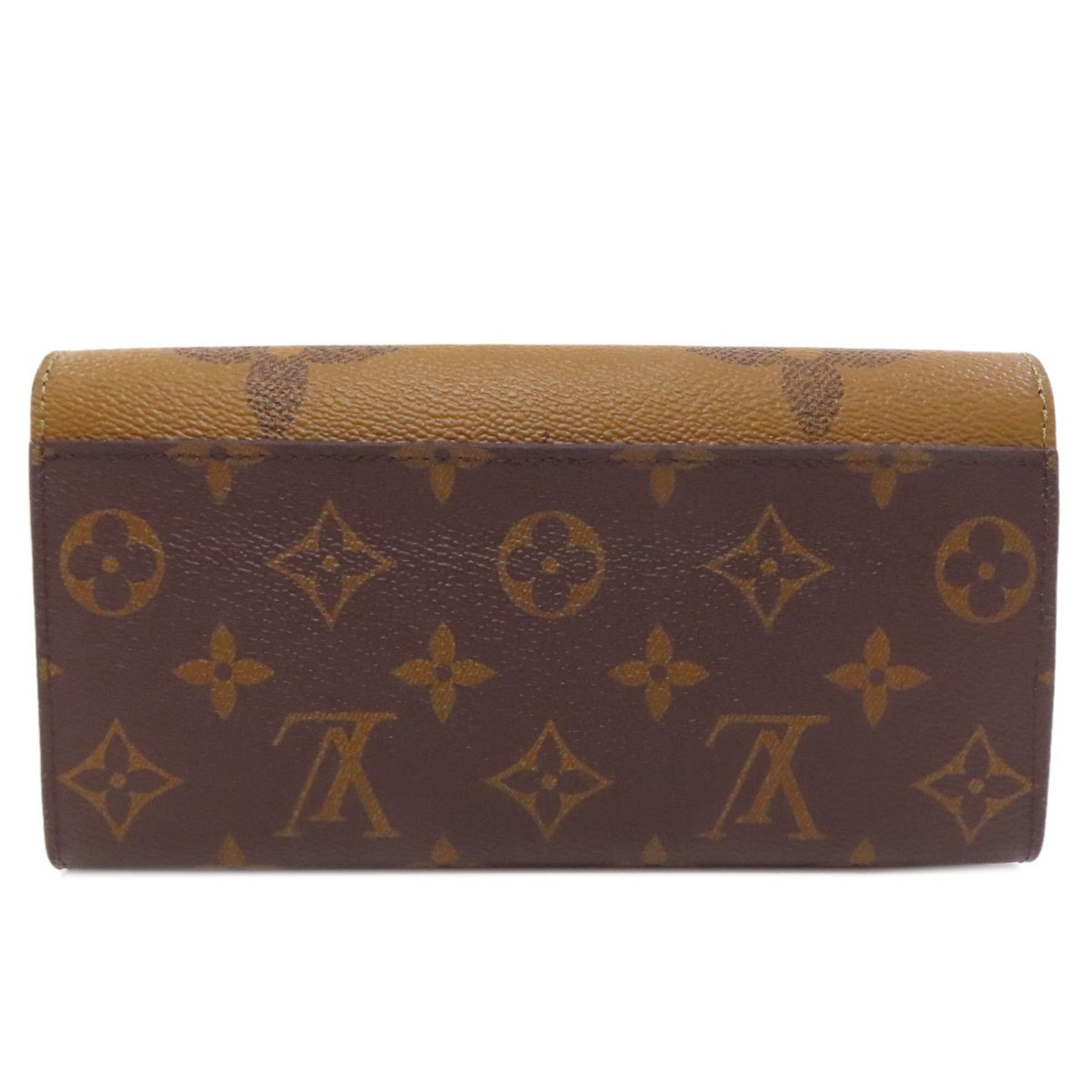 Louis Vuitton Portefeuille Sarah Long Wallet Monogram Reverse