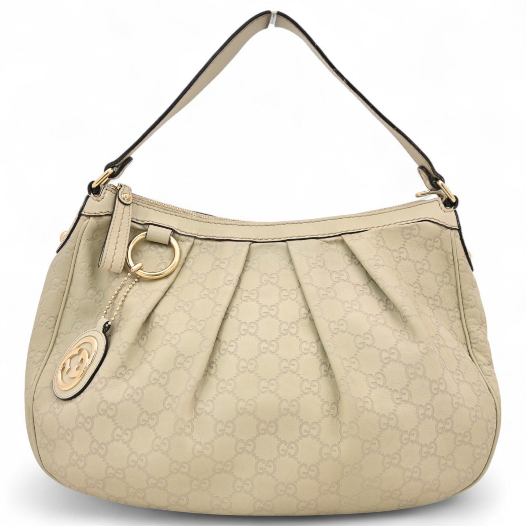 Gucci Sukey One-Shoulder Bag in Light Greige