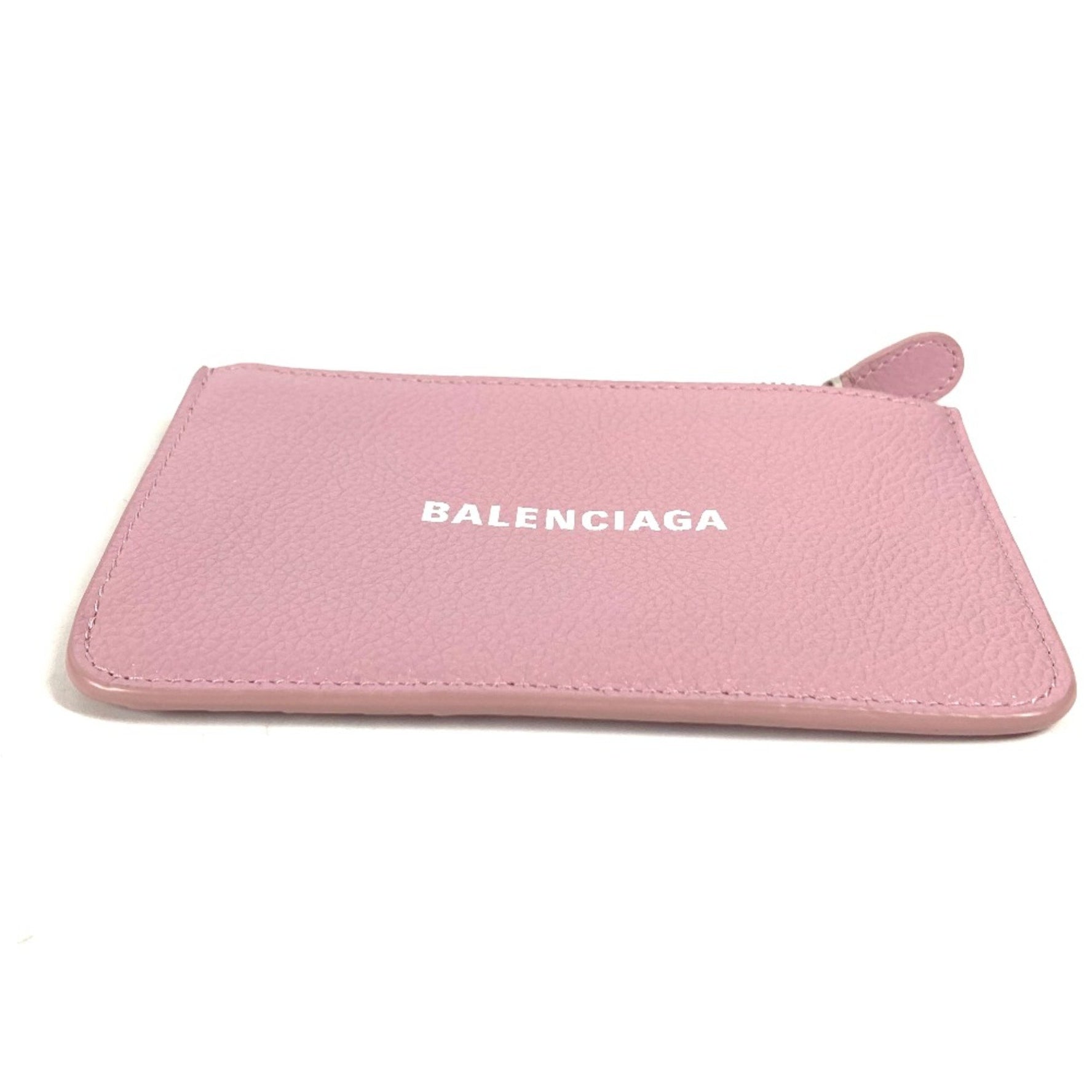 Balenciaga Card Case Business Card Holder Pass Case coin purse pink