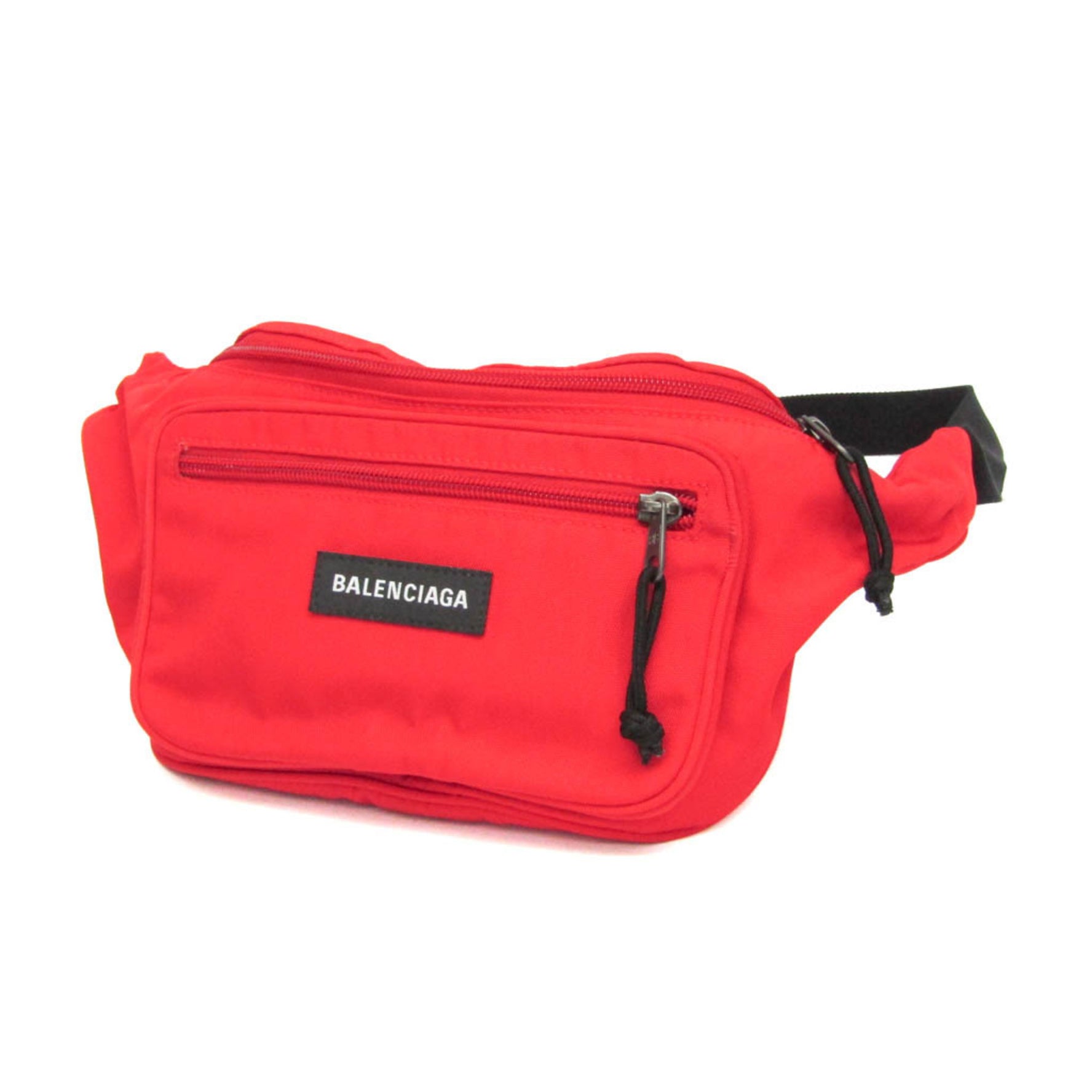 Balenciaga Explorer Nylon Belt Bag Women,Men Nylon Canvas Sling Bag Black,Red Color