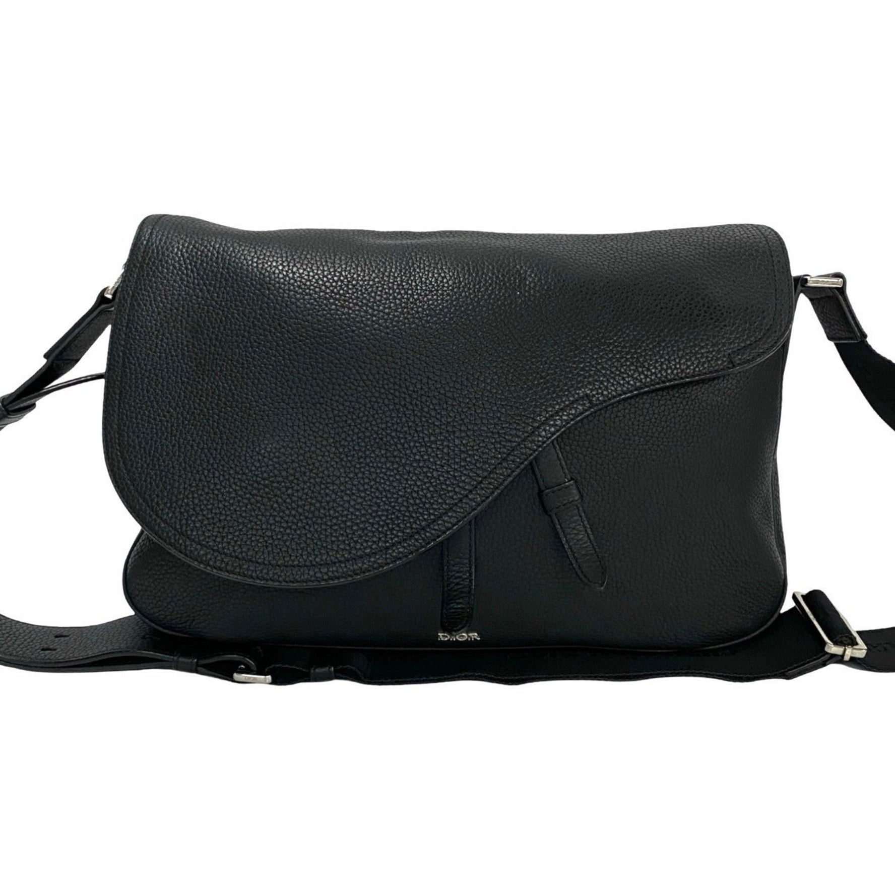 Christian Dior Saddle Messenger Logo Leather Shoulder Bag, Sacoche, 00207