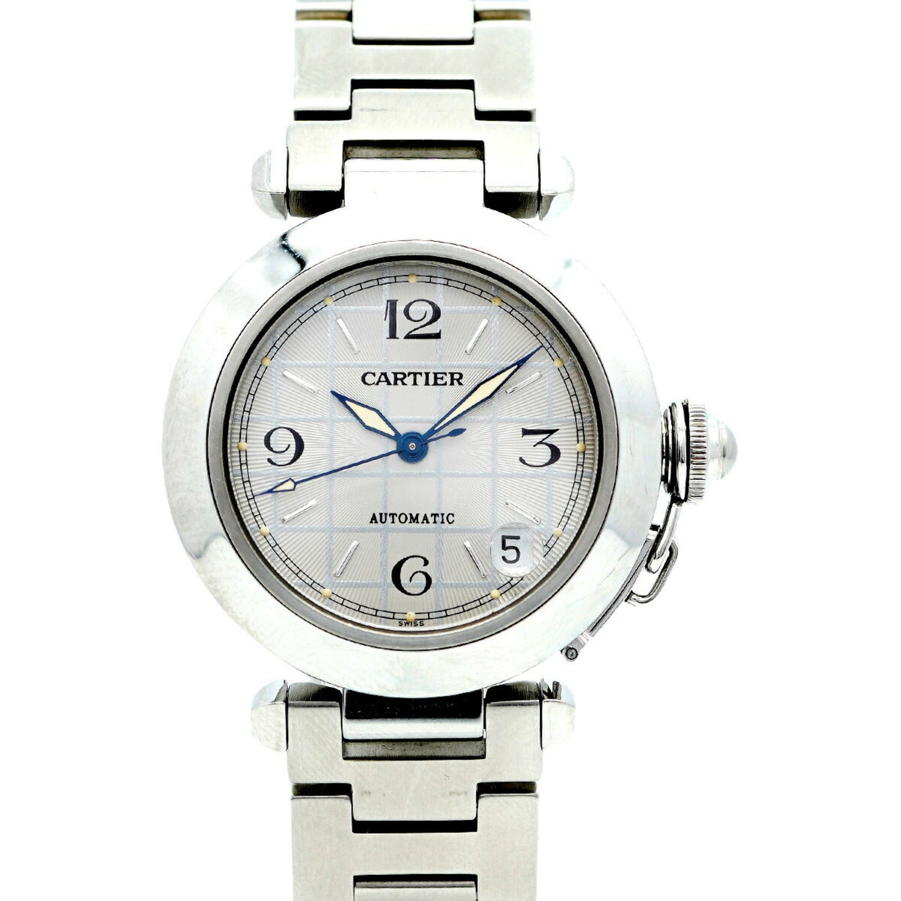 Cartier Pasha C Silver Dial Watch
