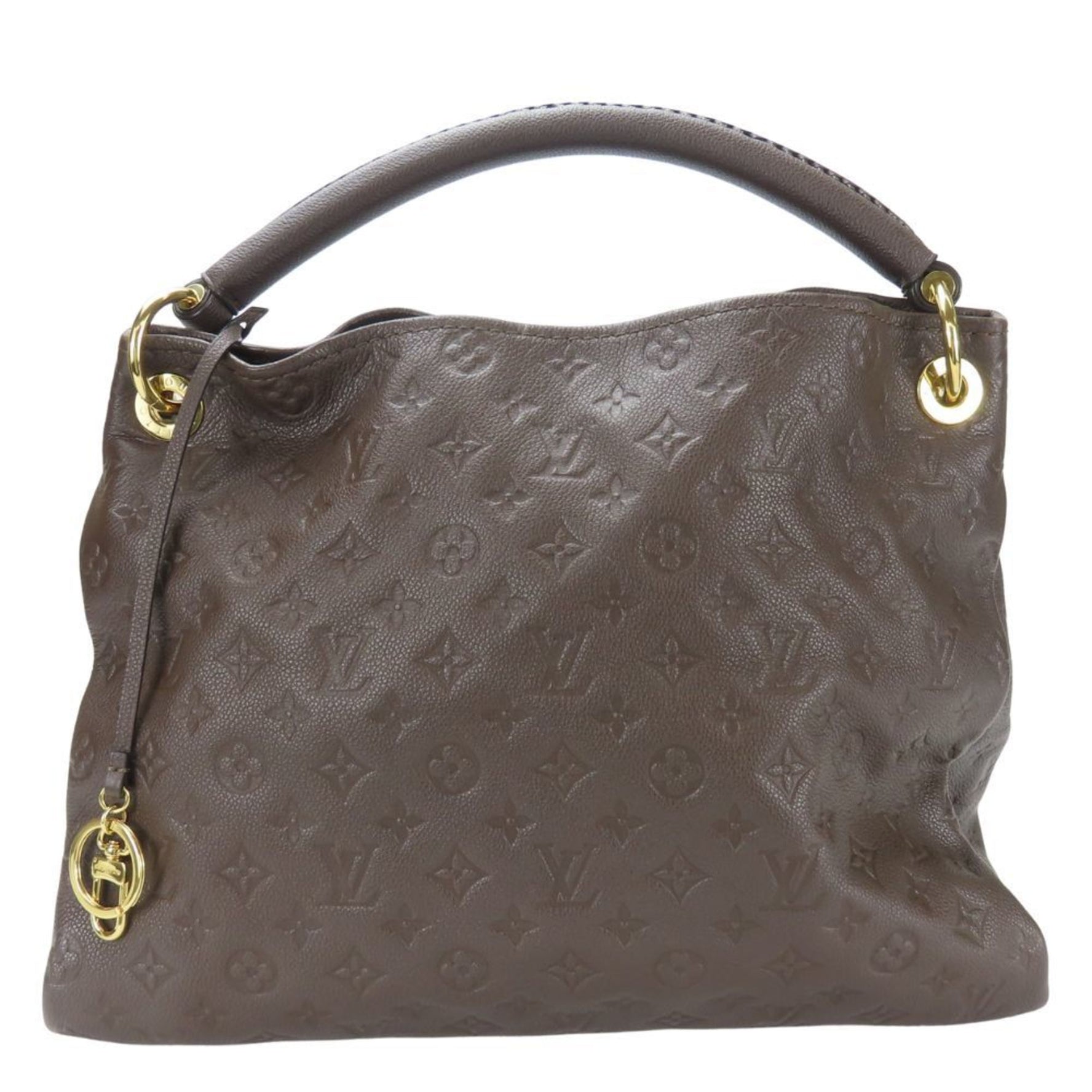 Louis Vuitton Shoulder Bag Artsy MM Monogram Empreinte Dark Brown