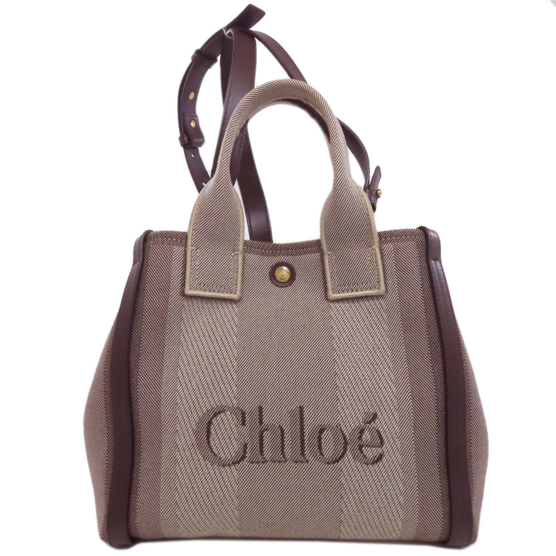 Chloé Chloe Carry Small Handbag Canvas