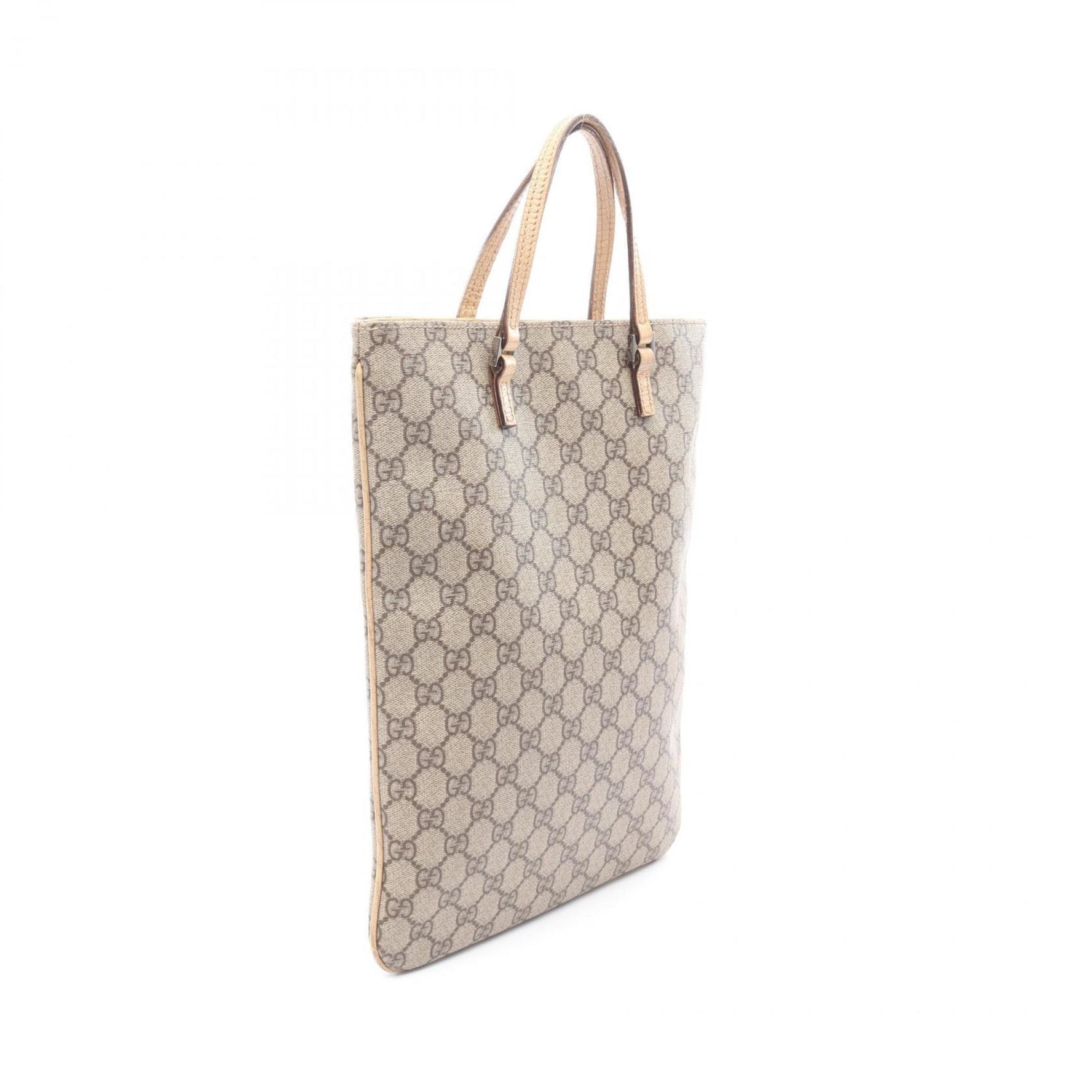 Gucci GG Plus Tote Bag, Coated Canvas and Leather