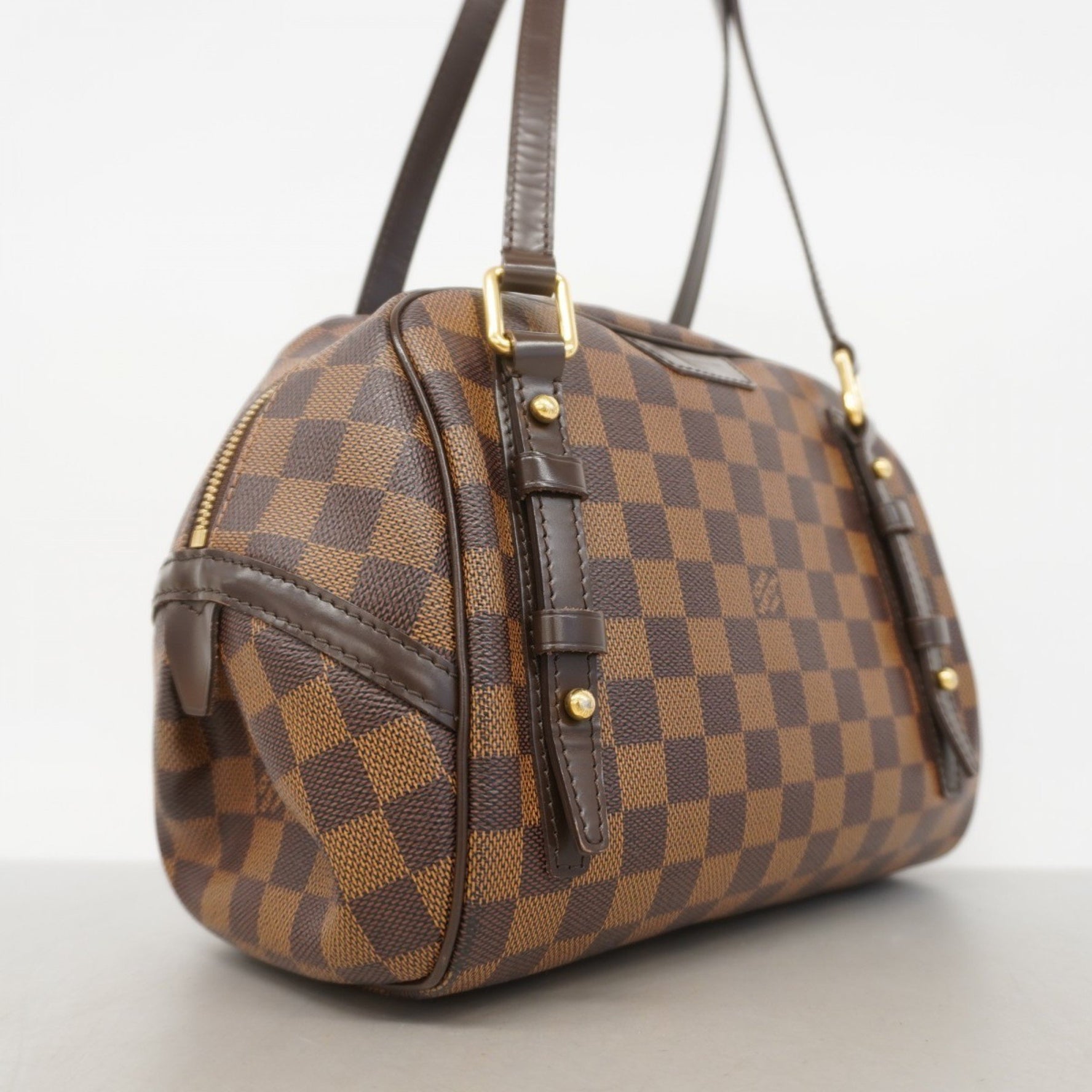Louis Vuitton Damier Rivington PM Shoulder Bag N41157 Ebene Women's P1170044