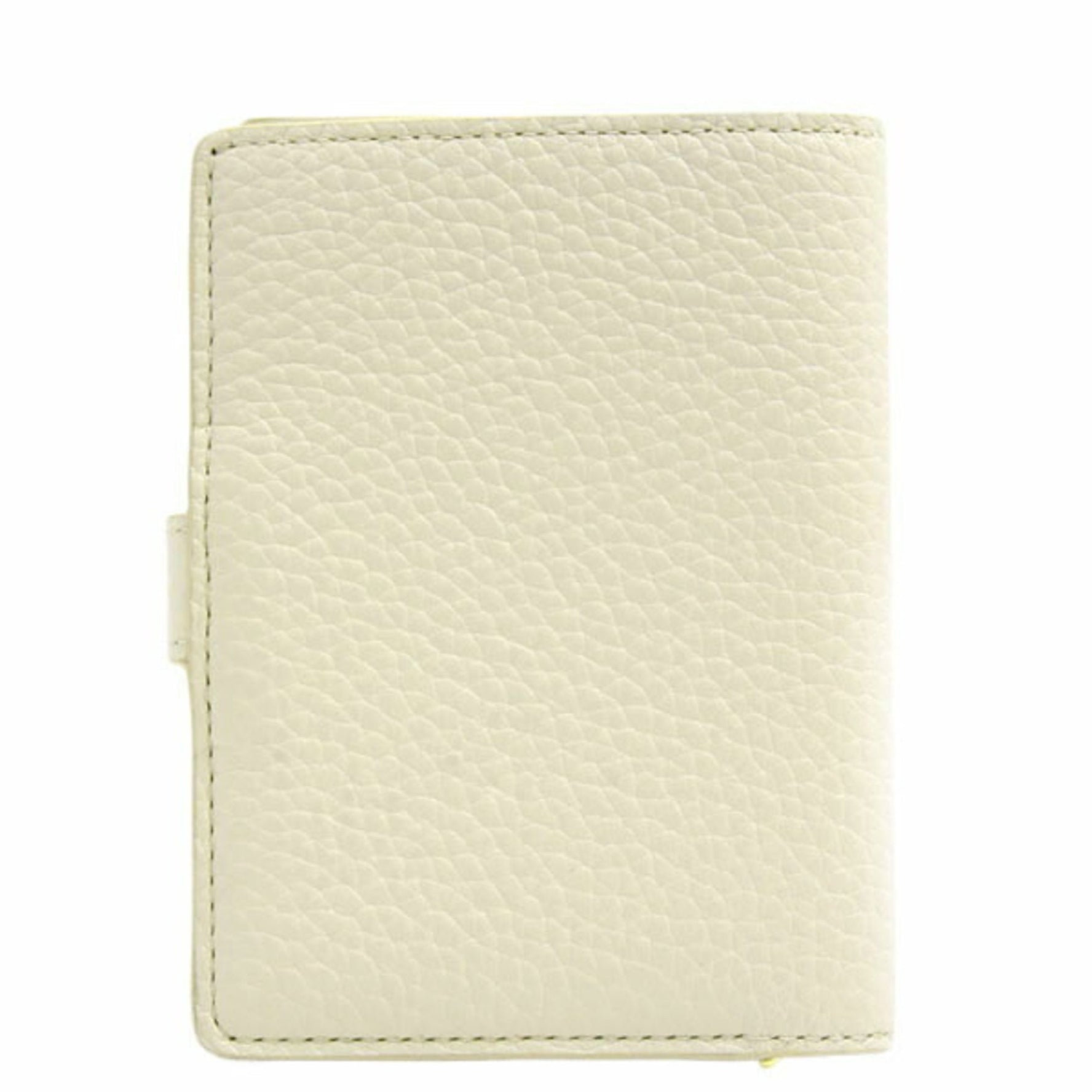 Louis Vuitton Wallet Vertical Compact Bi-fold Taurillon Leather White