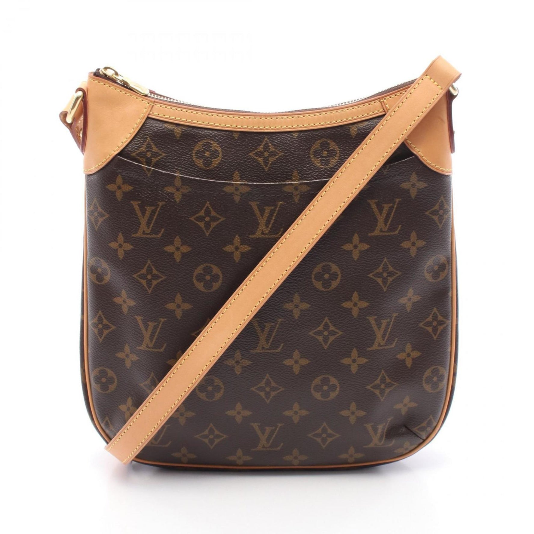 Louis Vuitton Odeon PM Shoulder Bag in Coated Canvas and Leather with Monogram Design