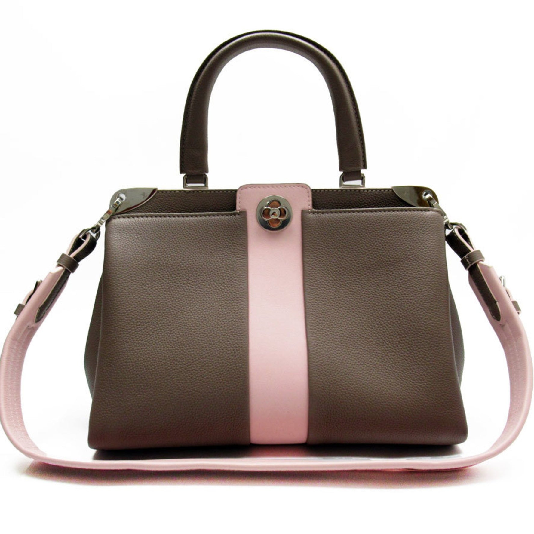 LOUIS VUITTON Handbag Shoulder Bag Astrid Leather Beige x Pink Women's M54374 t19368i