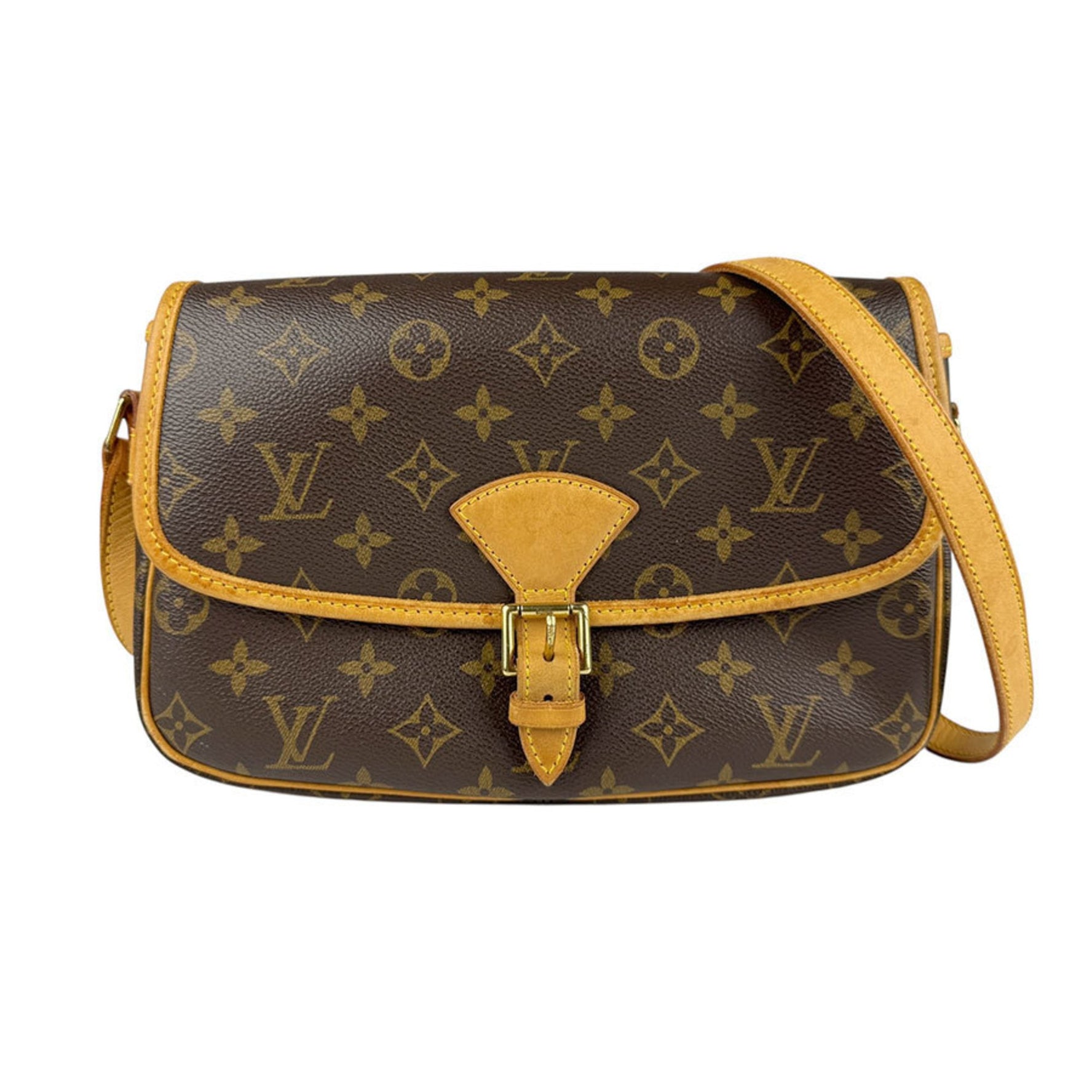 Louis Vuitton Shoulder Bag Monogram Sologne Canvas