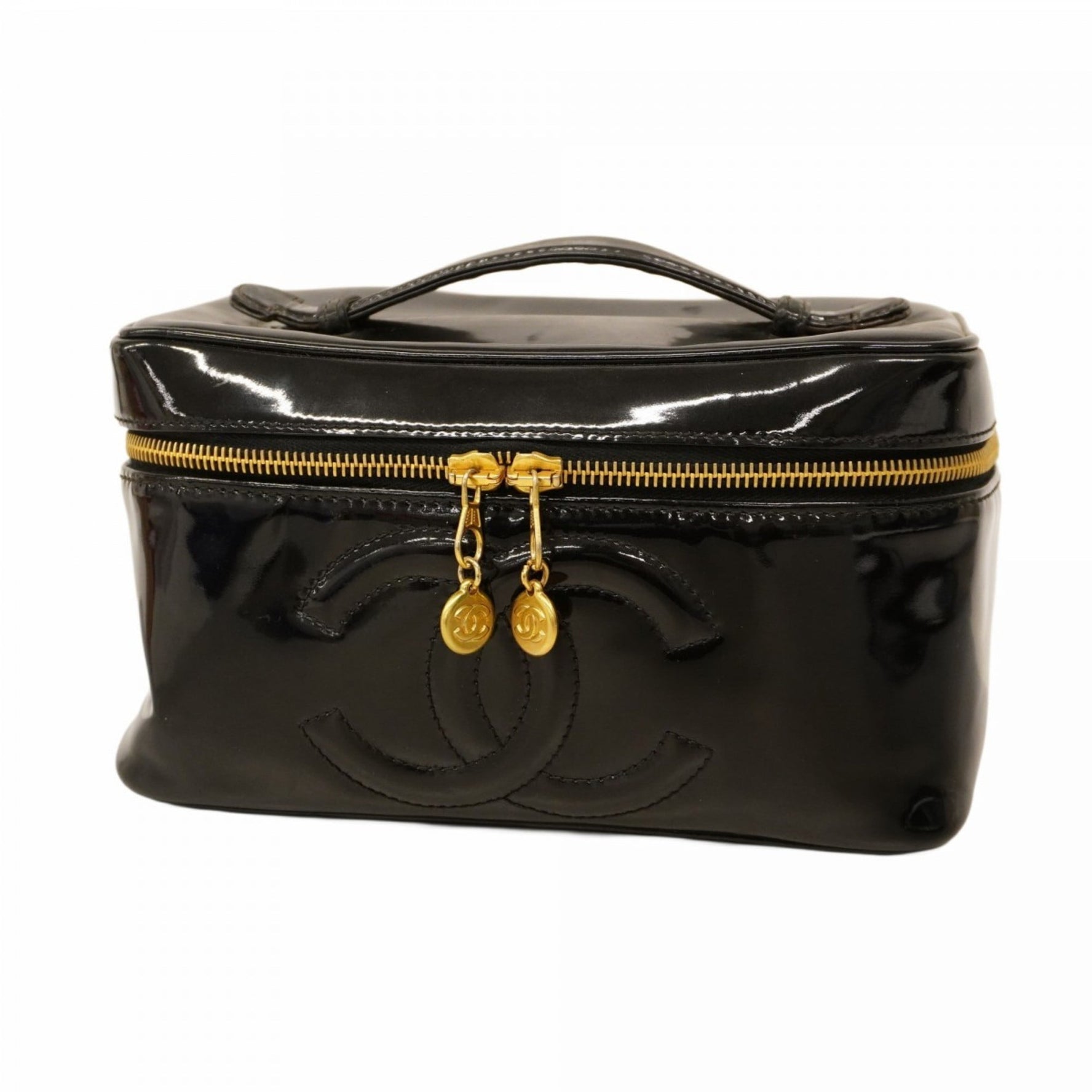 Chanel Vanity Bag Patent Leather