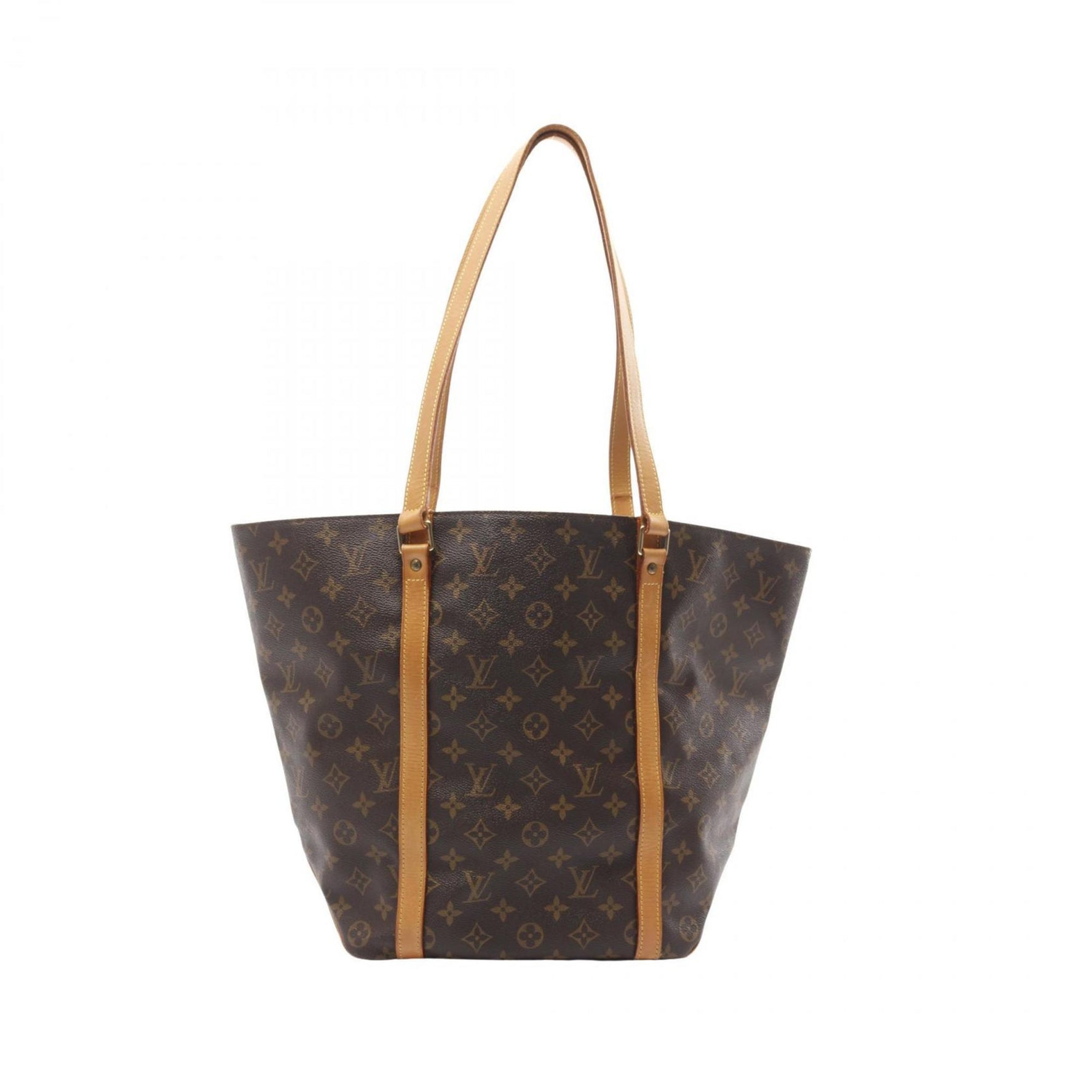 Louis Vuitton Sac Shopping Monogram Tote Bag, Coated Canvas and Leather