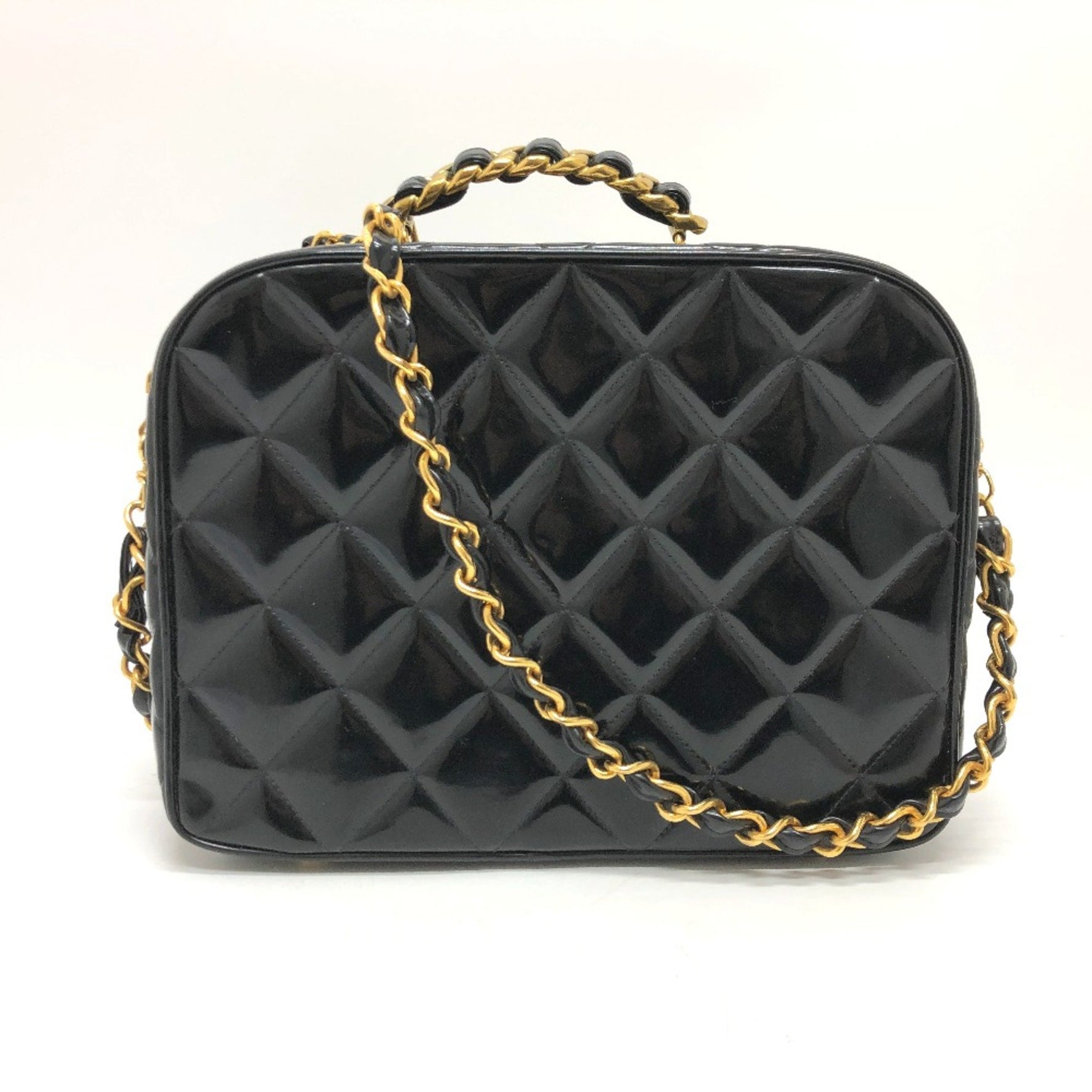 Chanel Matelasse Bag Shoulder Crossbody Hand Bag GoldHardware