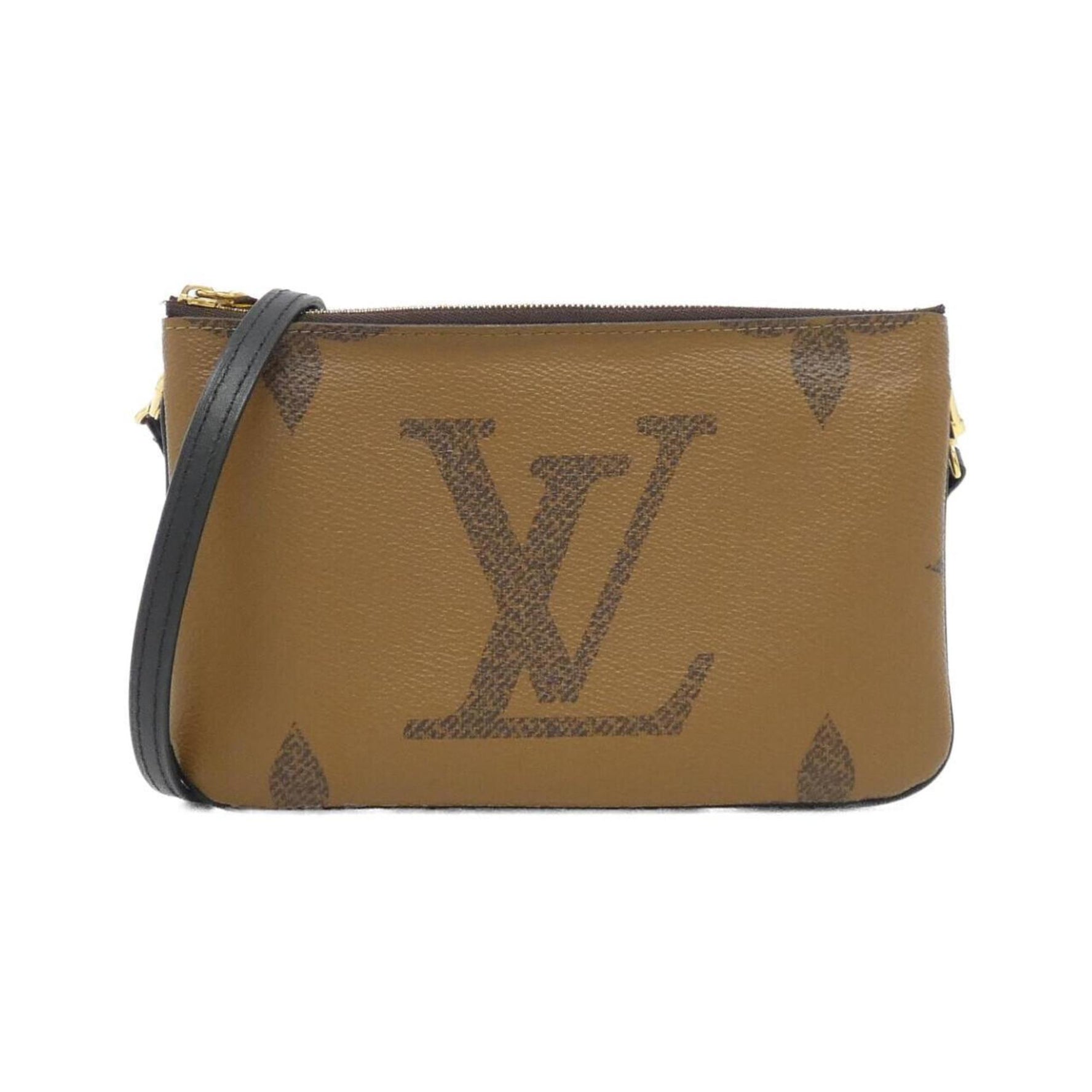 Louis Vuitton Monogram Giant Pochette Double Zip Shoulder Bag