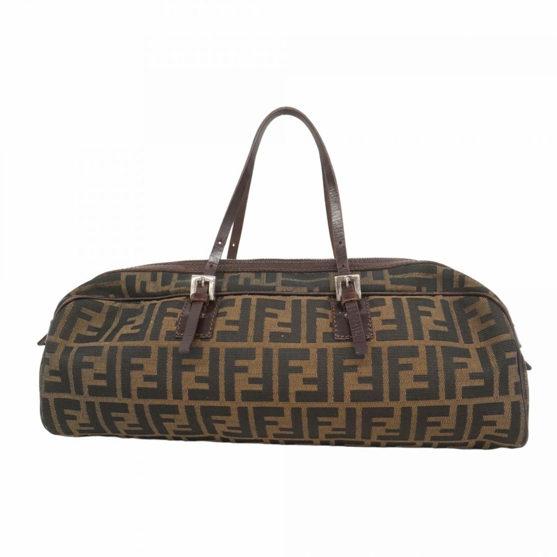 Fendi Zucca nylon canvas handbag in