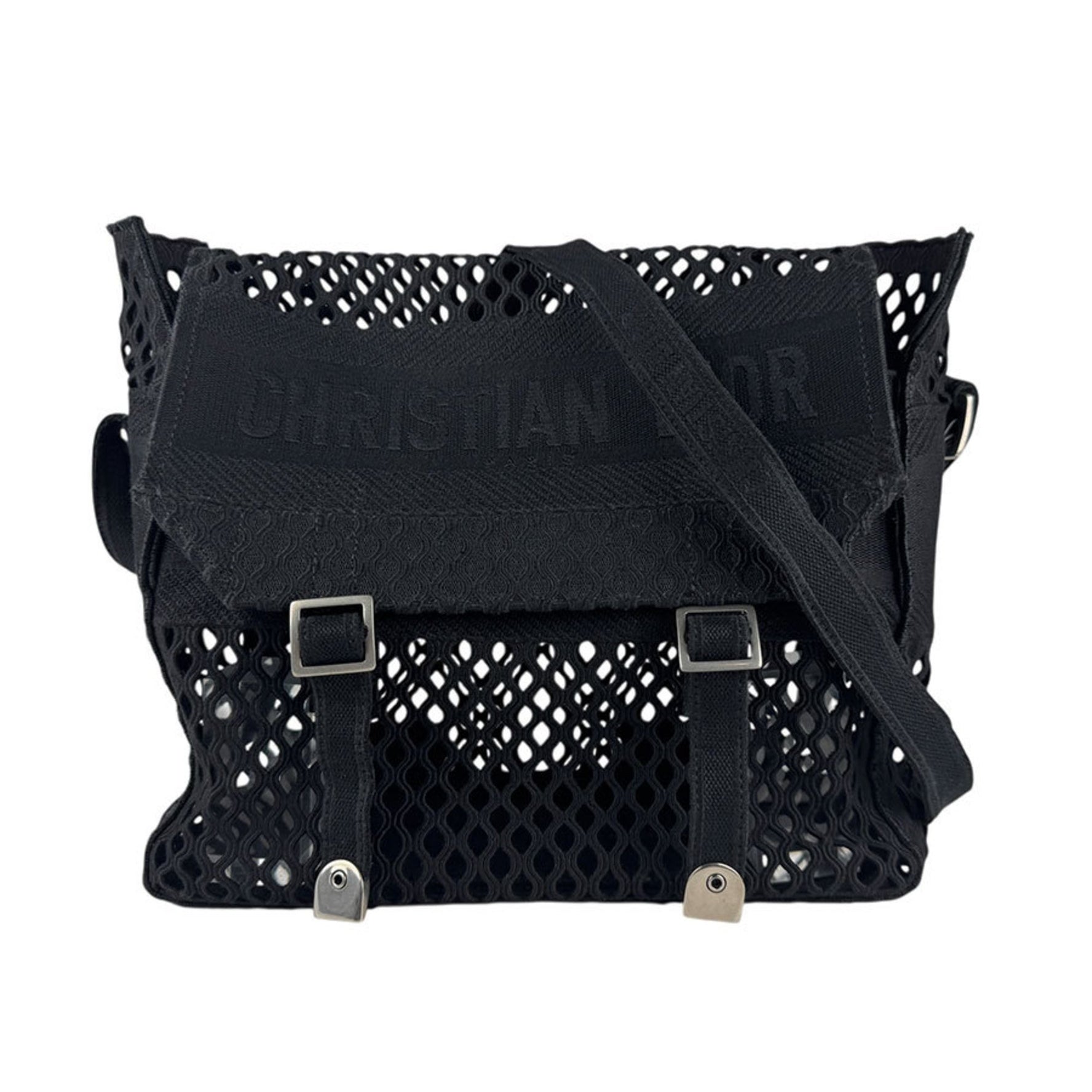 Christian Dior Canvas Shoulder Bag in
