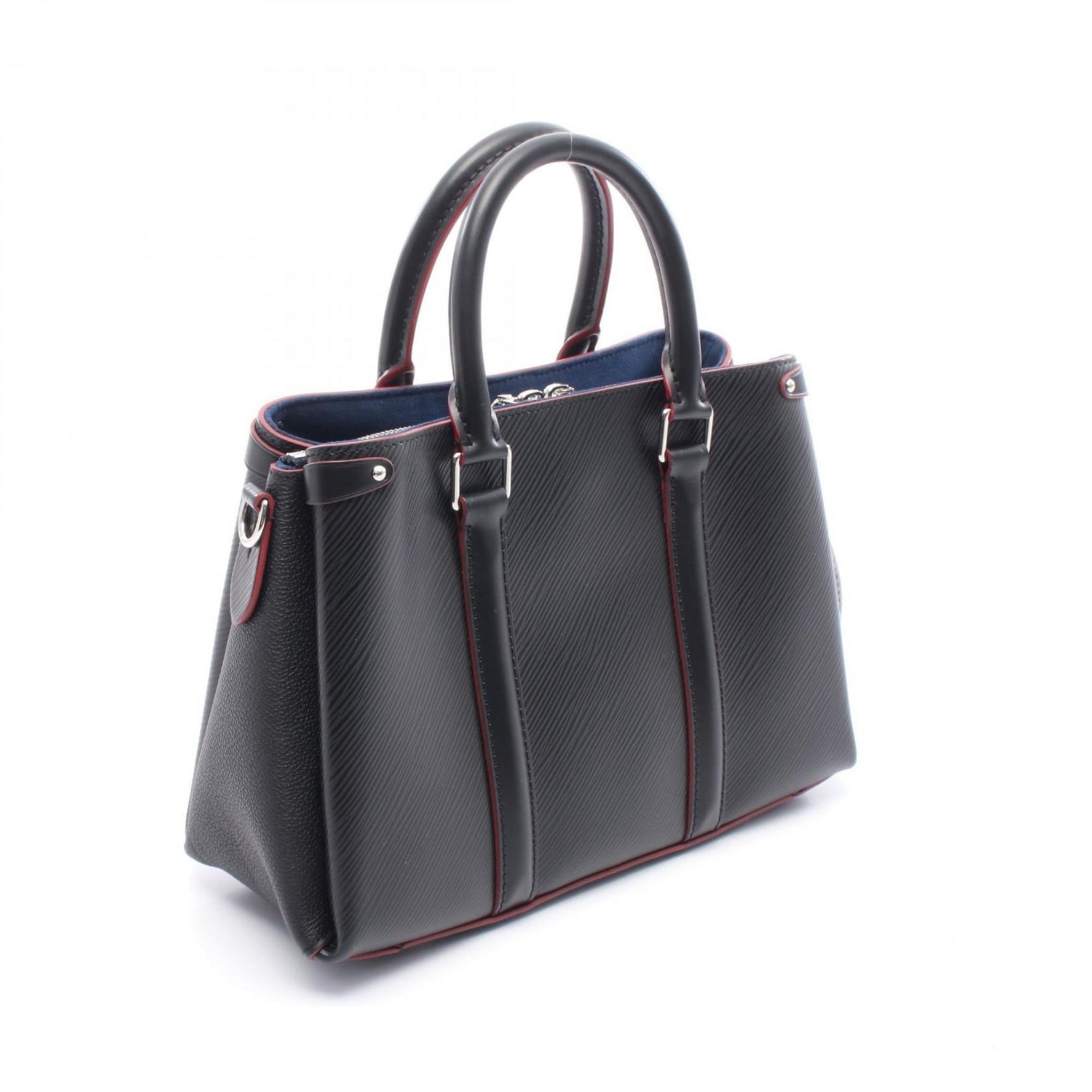 Louis Vuitton Soufflot NV BB Epi Noir Handbag, Leather, Black