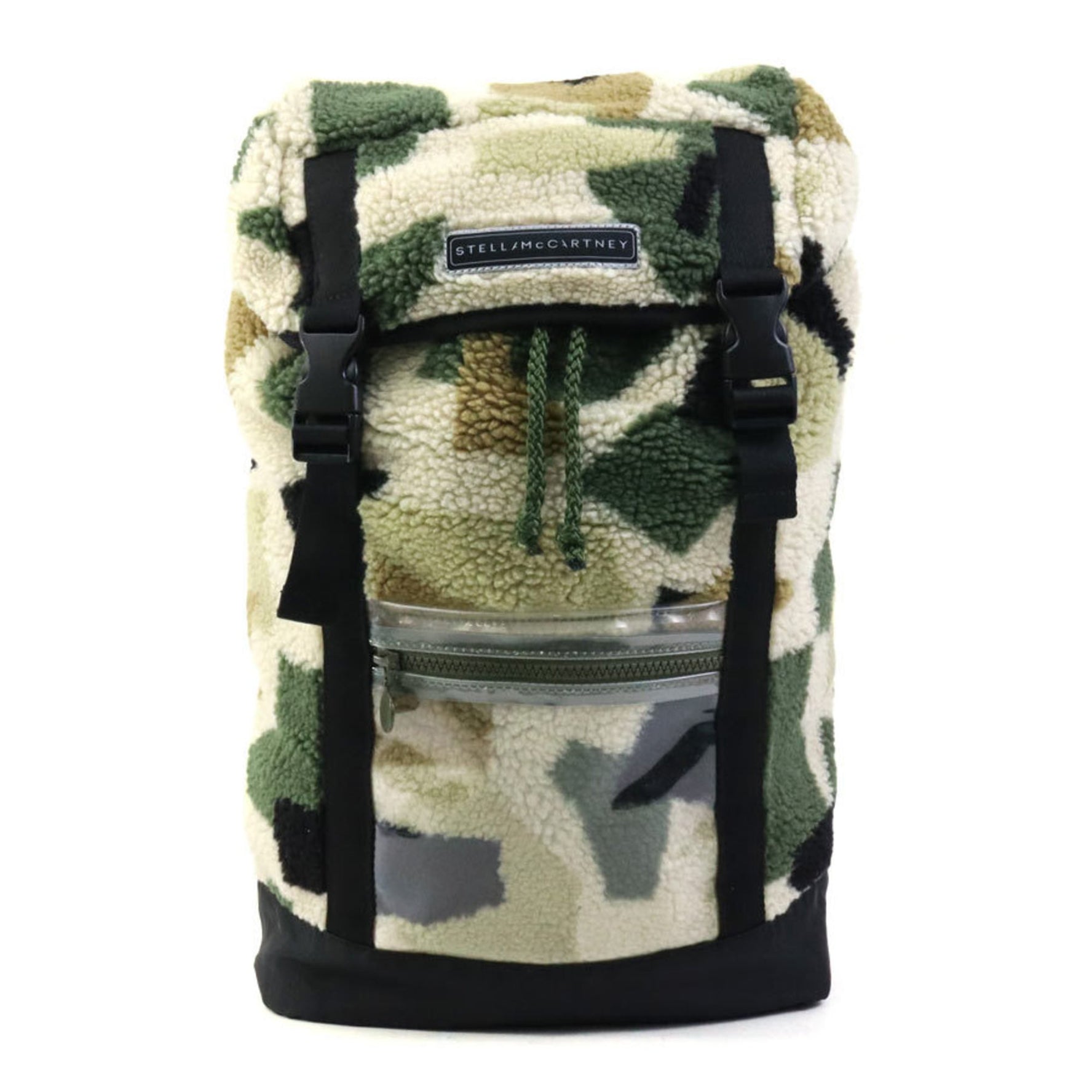 Stella McCartney Backpack Boa Nylon Beige x Khaki