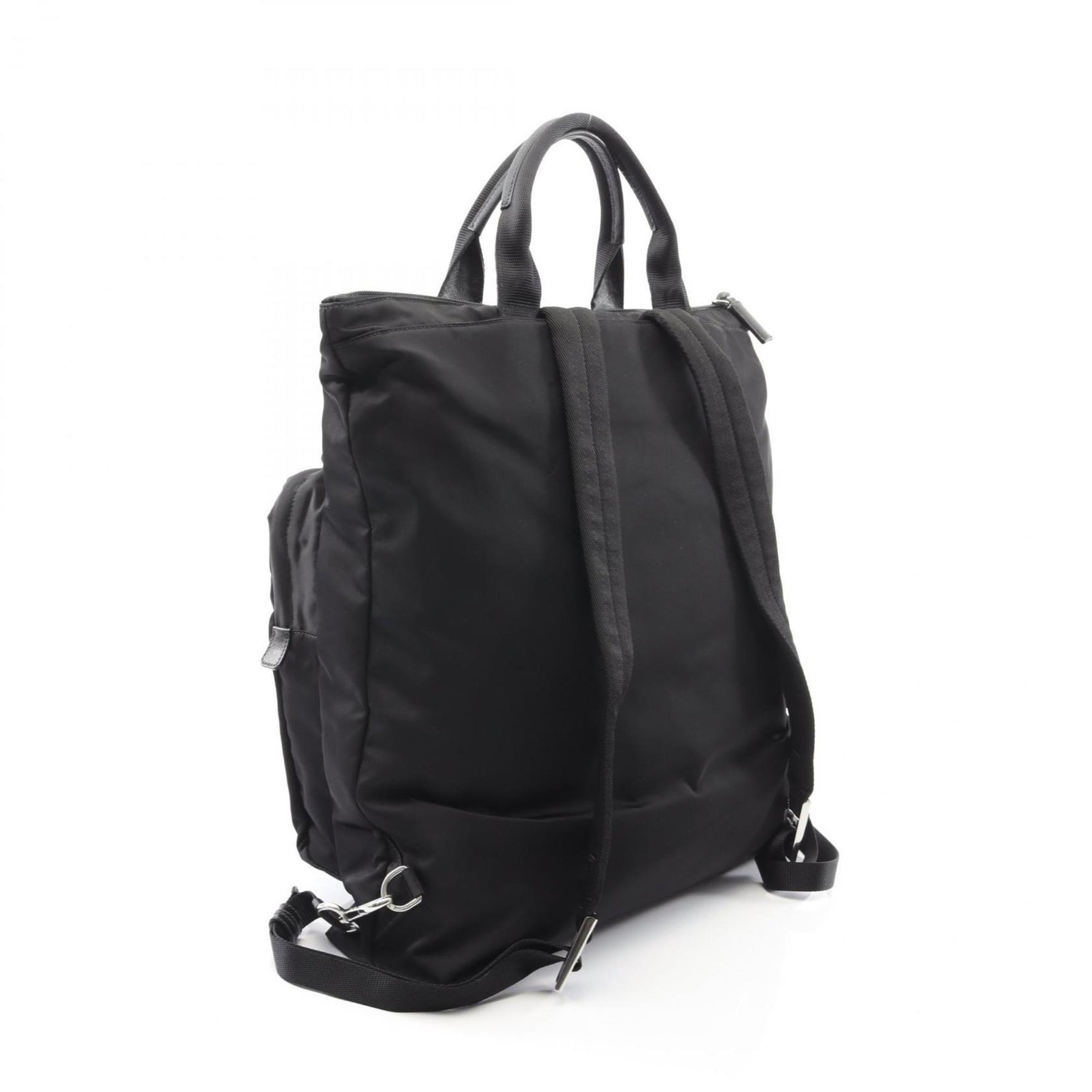 Prada TESSUTO MONTAGN Backpack, Nylon and Saffiano Leather