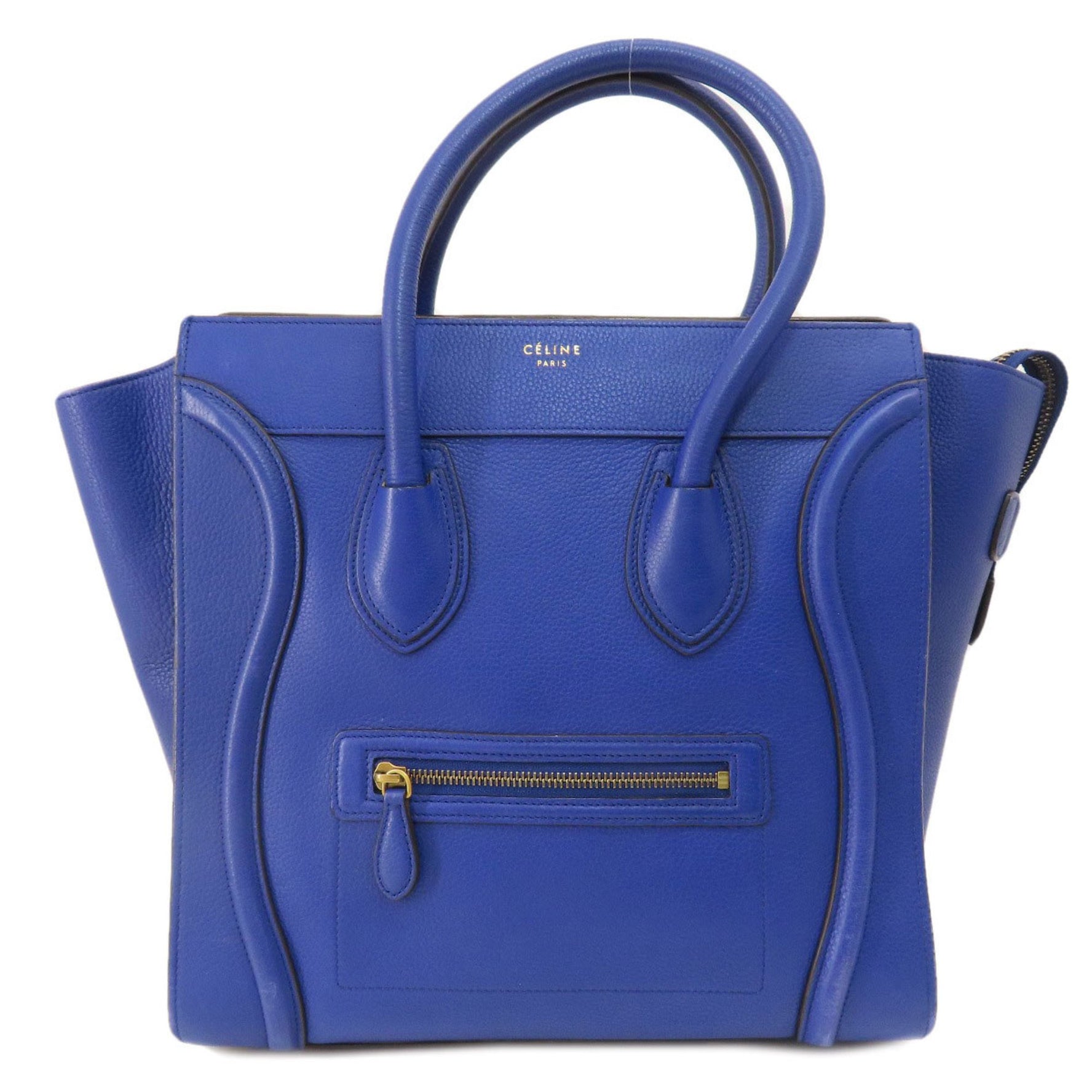 Celine Luggage Micro Tote Bag Leather