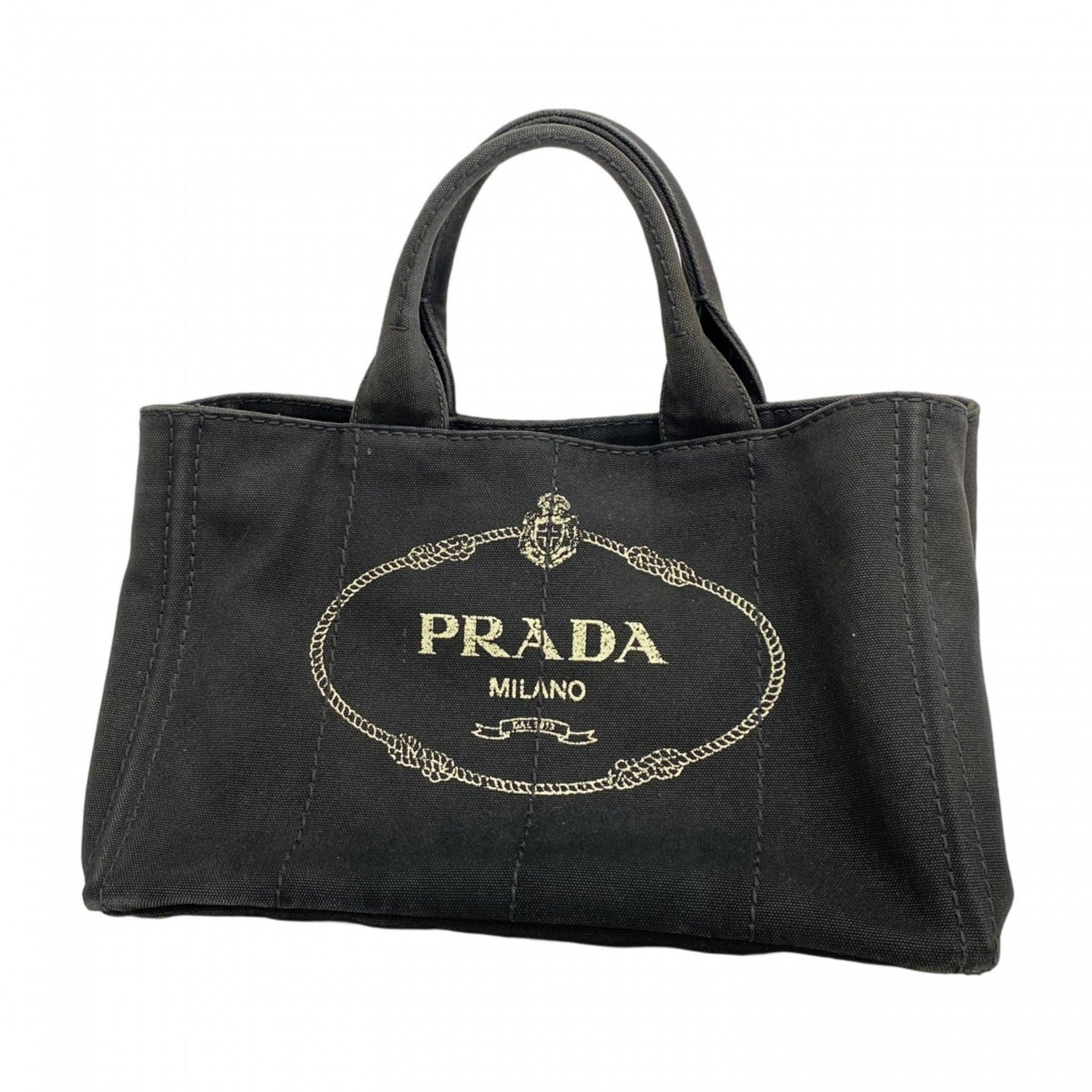 Prada Canapa Canvas Tote Bag