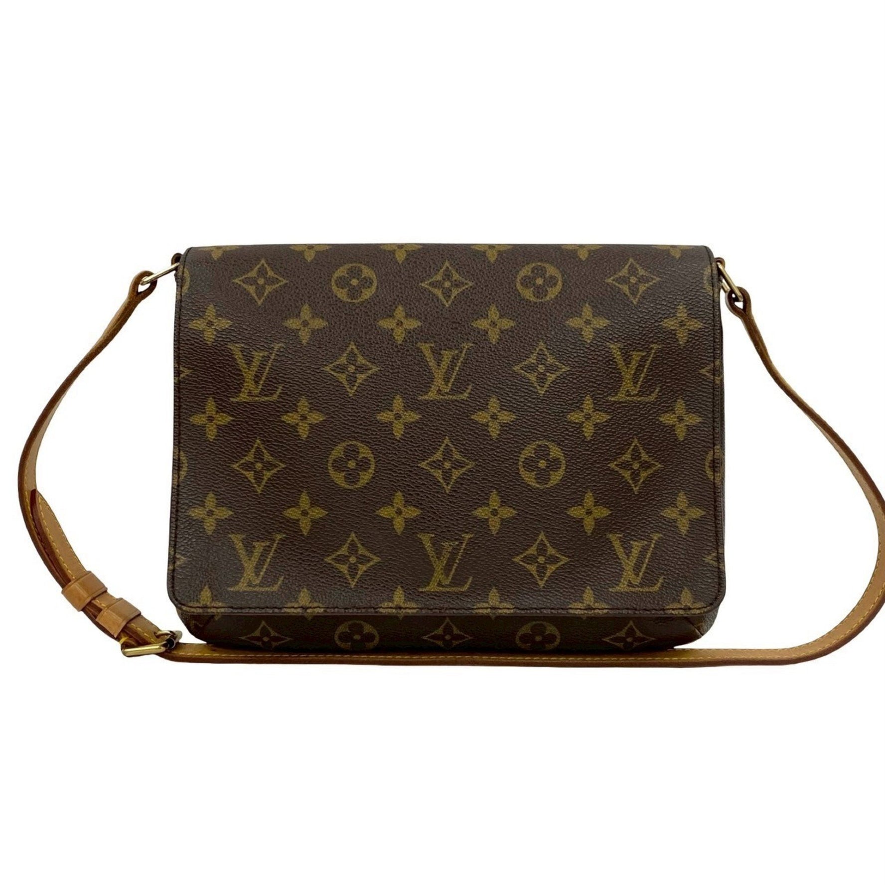Louis Vuitton Musette Tango Monogram Leather Semi-Shoulder Bag