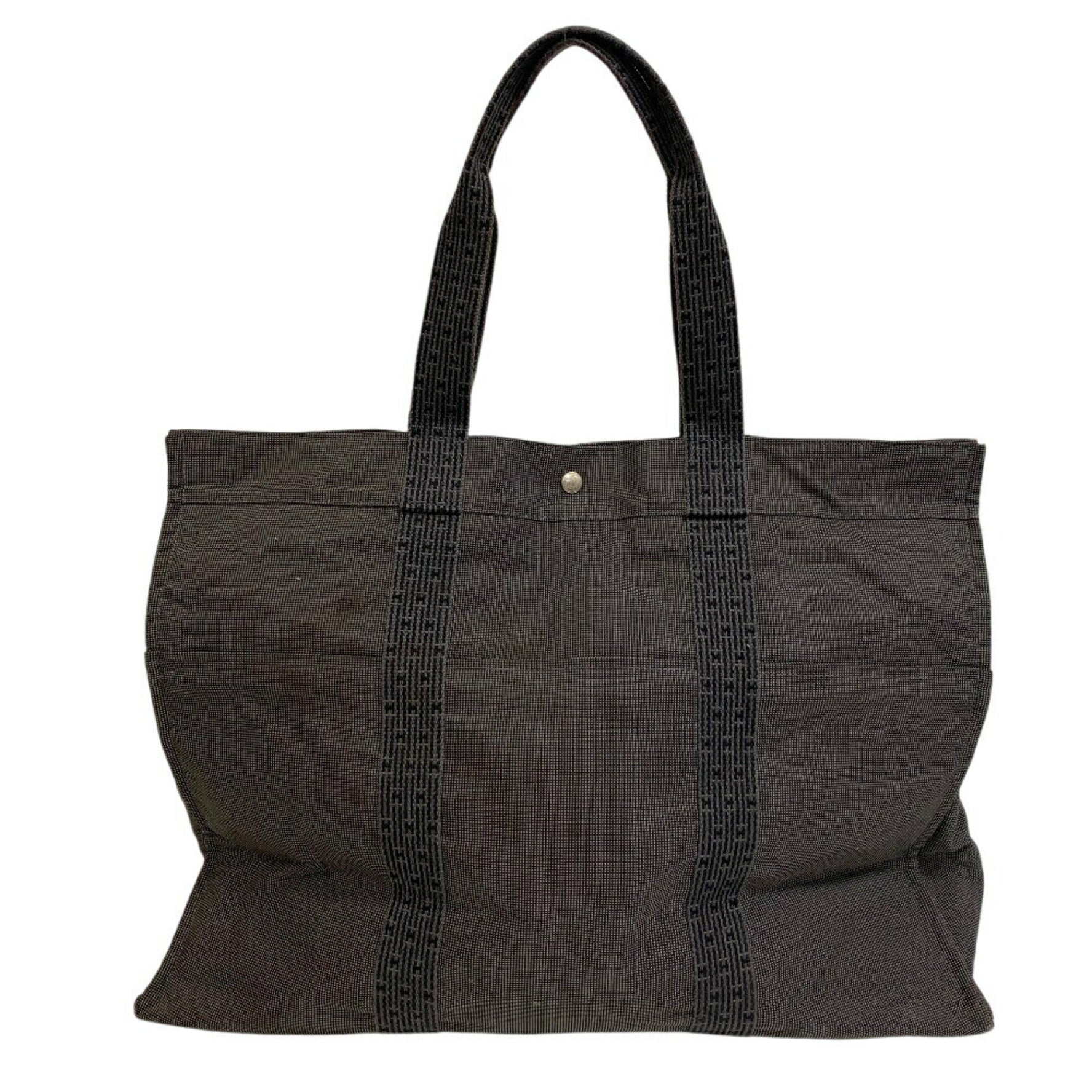 HERMES TGM 2-way shoulder tote bag, grey, unisex