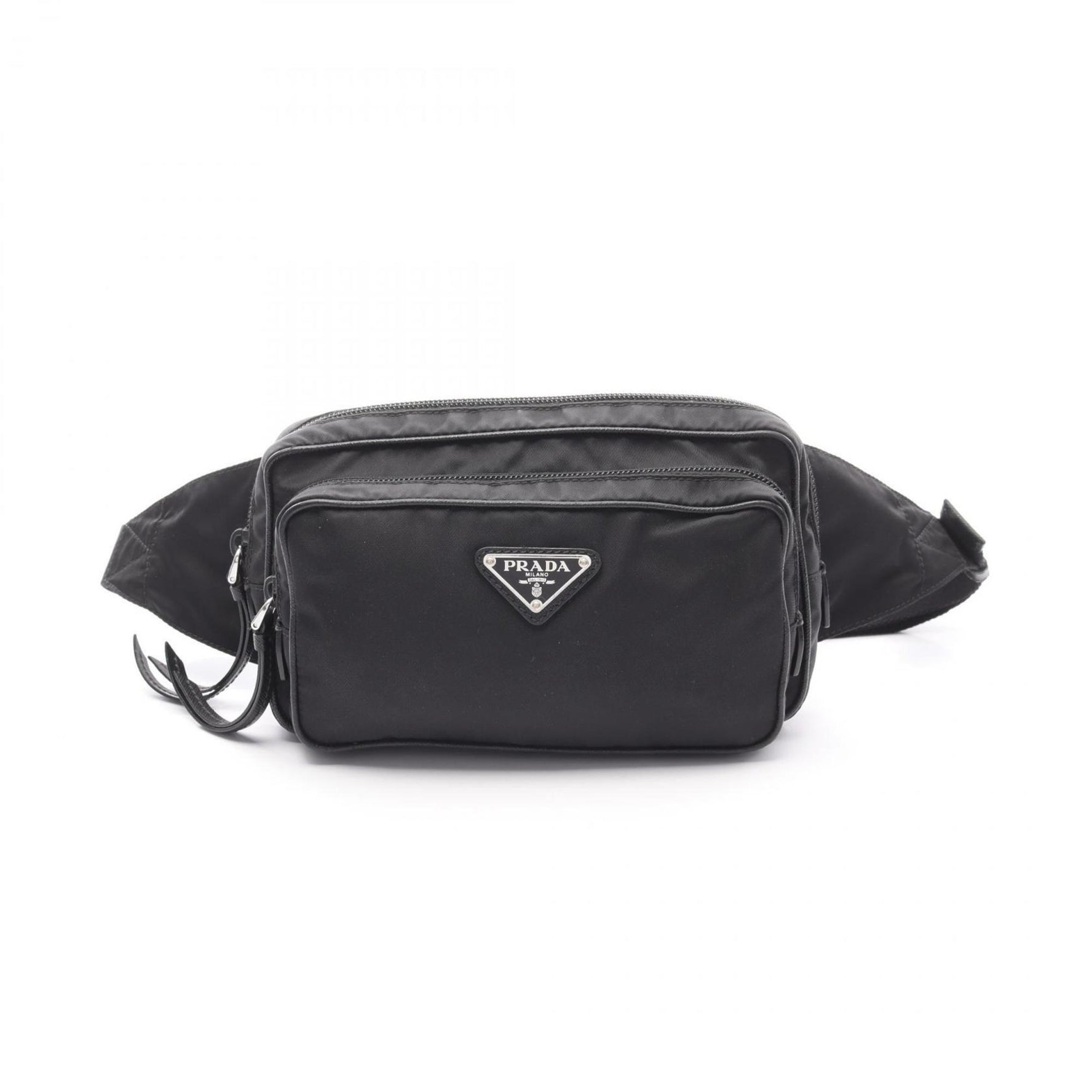 Prada TESSTO + SAFFIAN Waist Bag/Body Bag in Nylon and Saffiano Leather Women