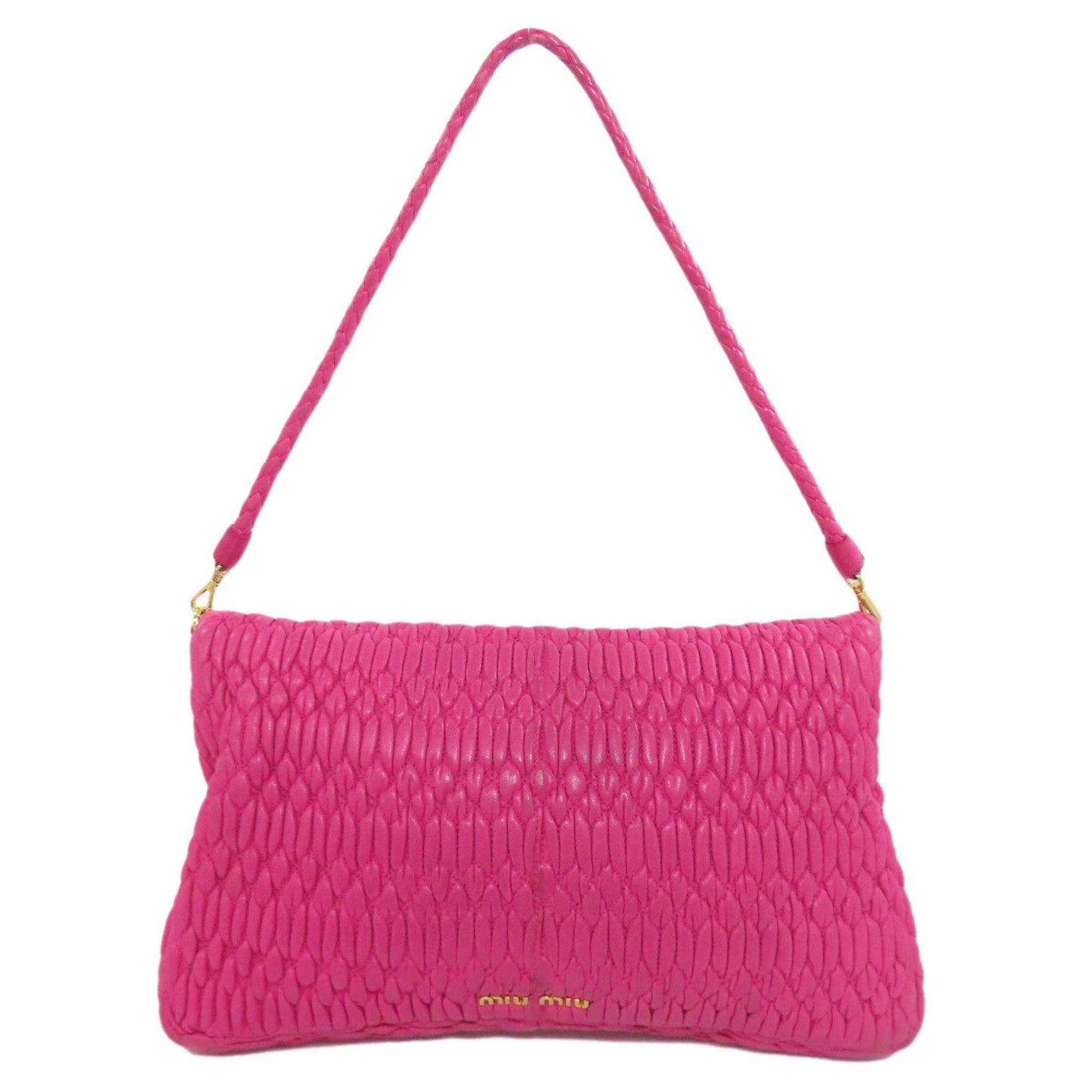 Miu Miu Miu Matelasse Shoulder Bag in Calfskin MIUMIU
