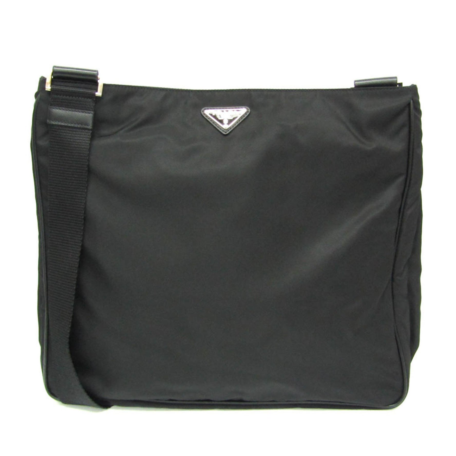 Prada Women,Men Leather,Nylon Shoulder Bag Black