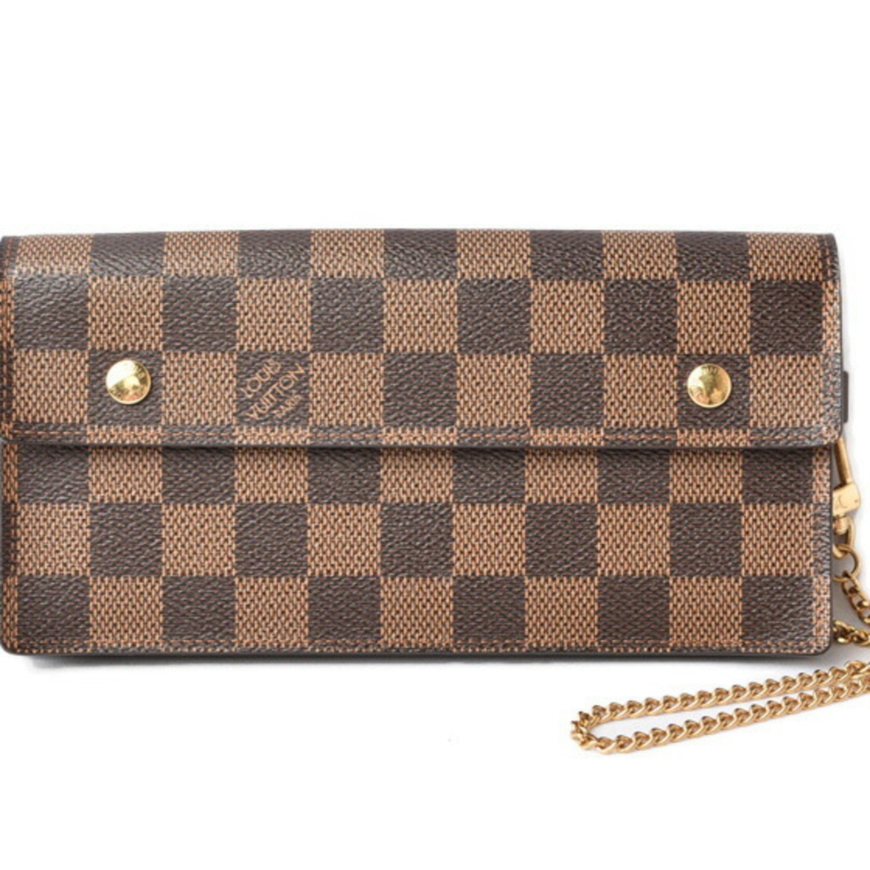 Louis Vuitton Wallet Chain Long Portefeuille Accordeon Damier