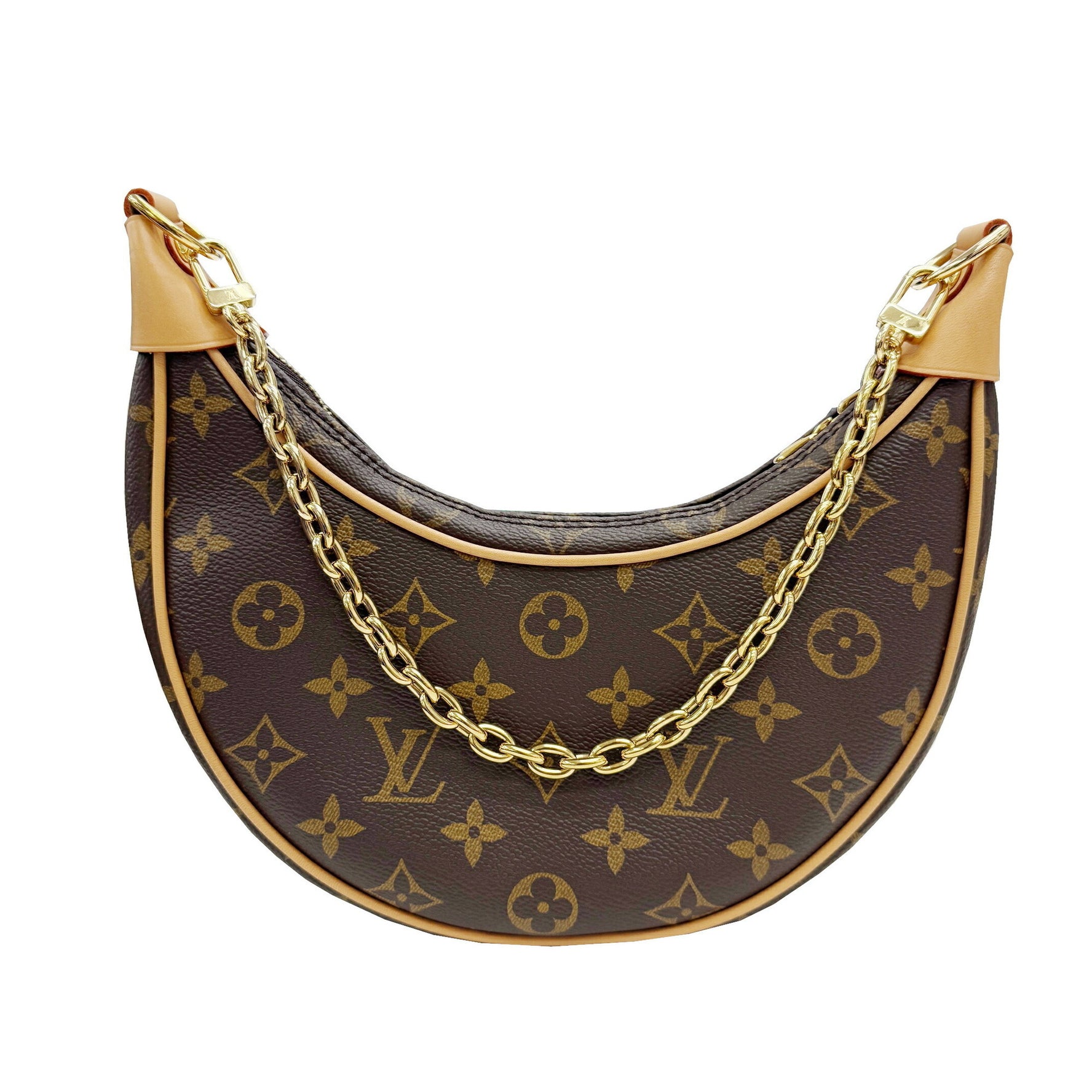LOUIS VUITTON Louis Vuitton Loop RFID Monogram Brown Shoulder Bag