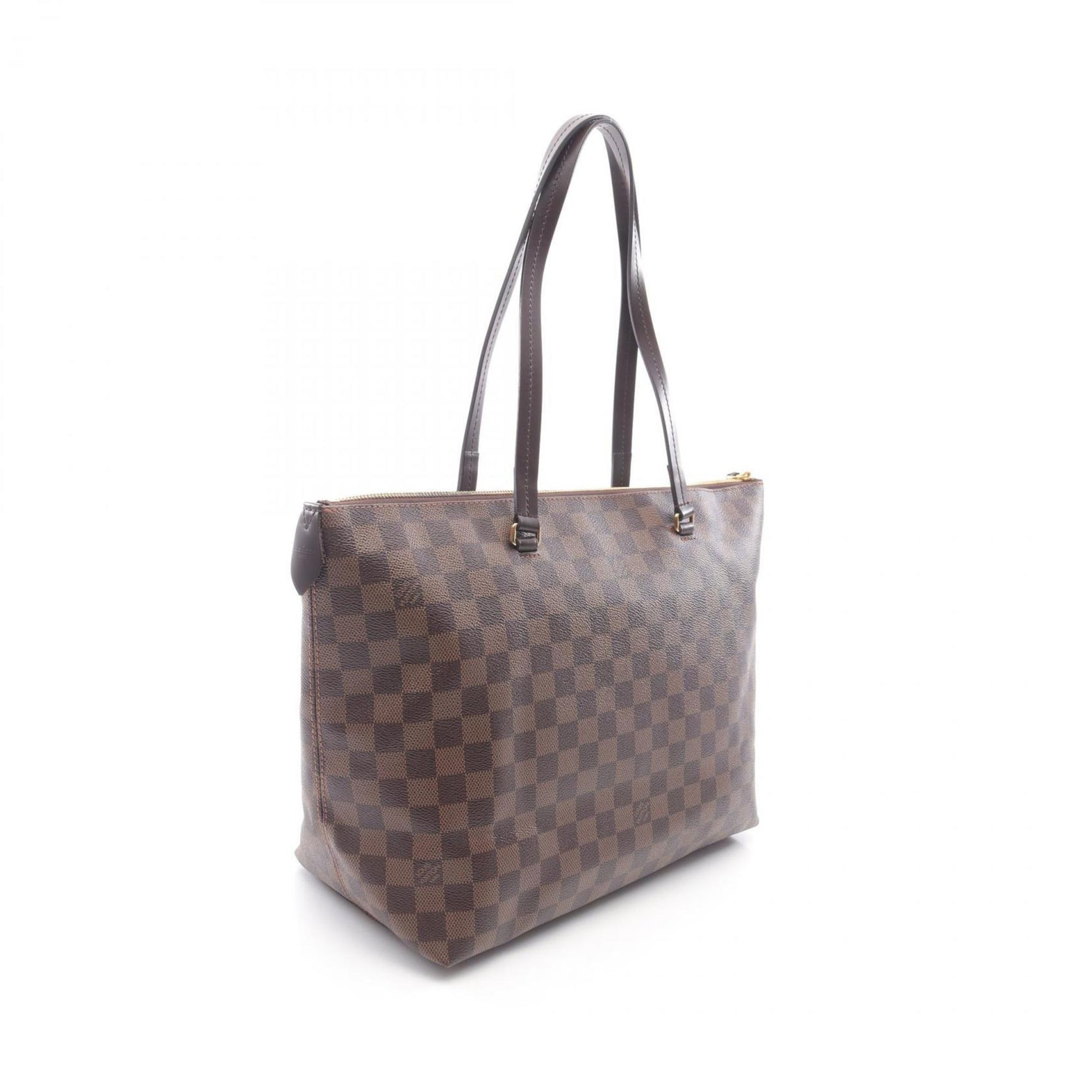 Louis Vuitton Iena MM Tote Bag, Coated Canvas and Leather with Damier Finish