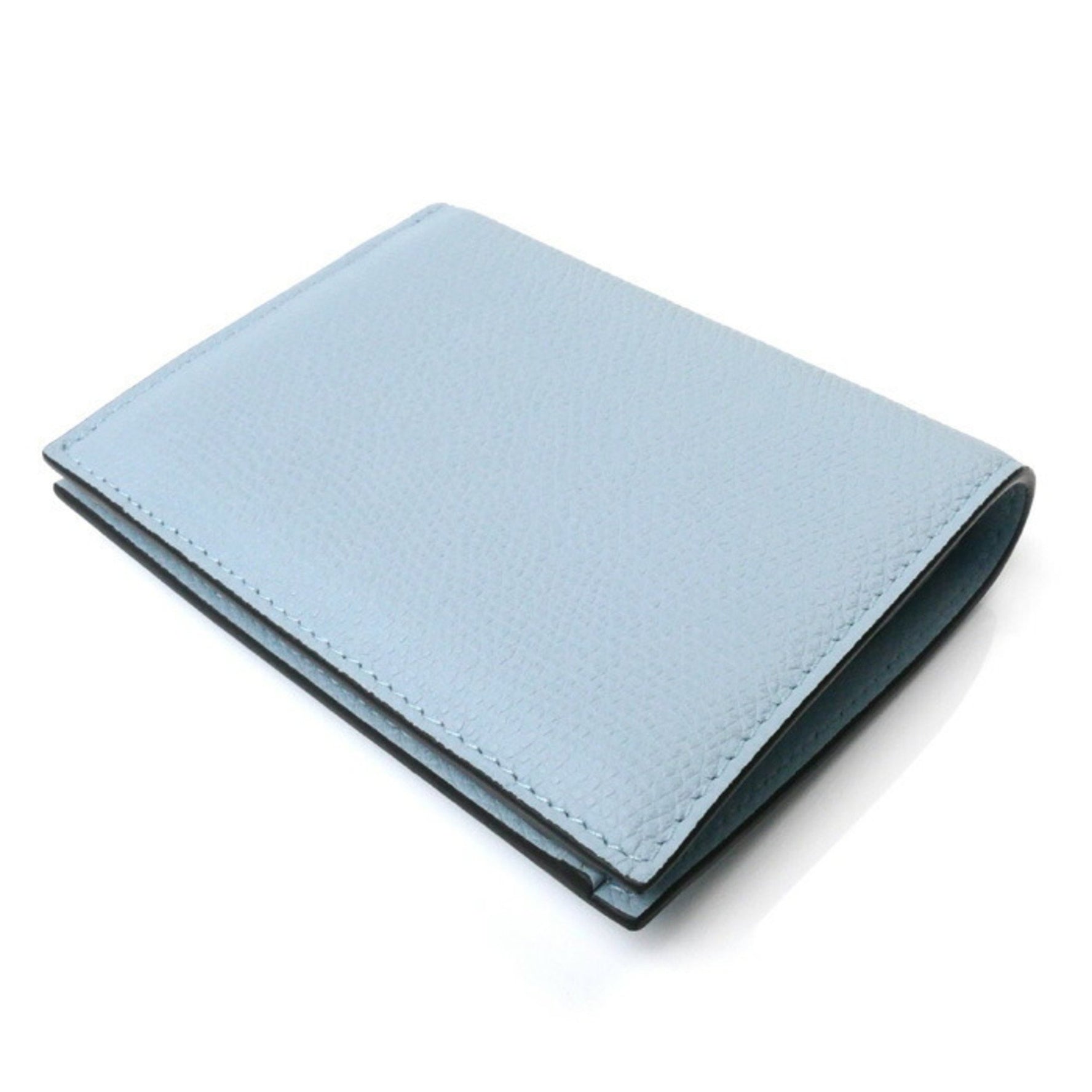 Valentino Garavani V Small Wallet Bi-fold Porcelain Blue
