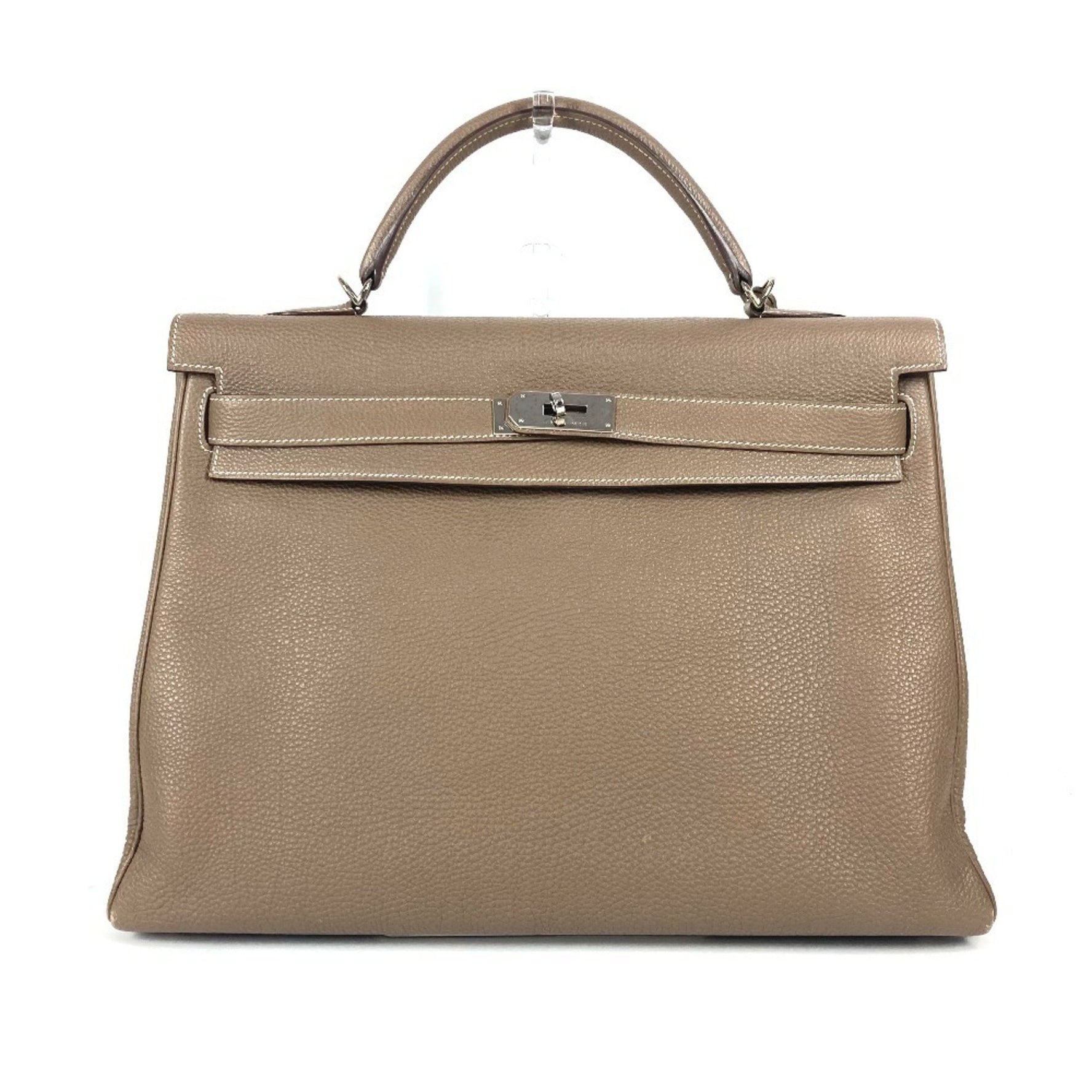 HERMES Kelly 40 bag, tote shoulder handbag, Togo, men's, etoupe